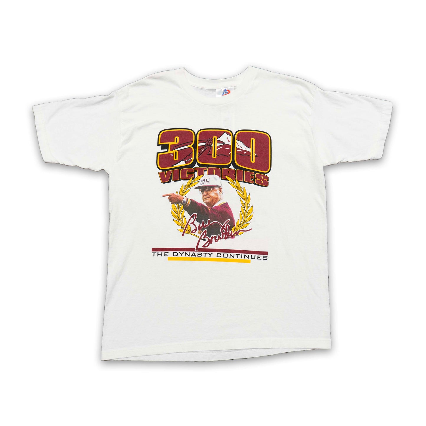 FSU "The Dynasty Continues" Bobby Bowden Tee