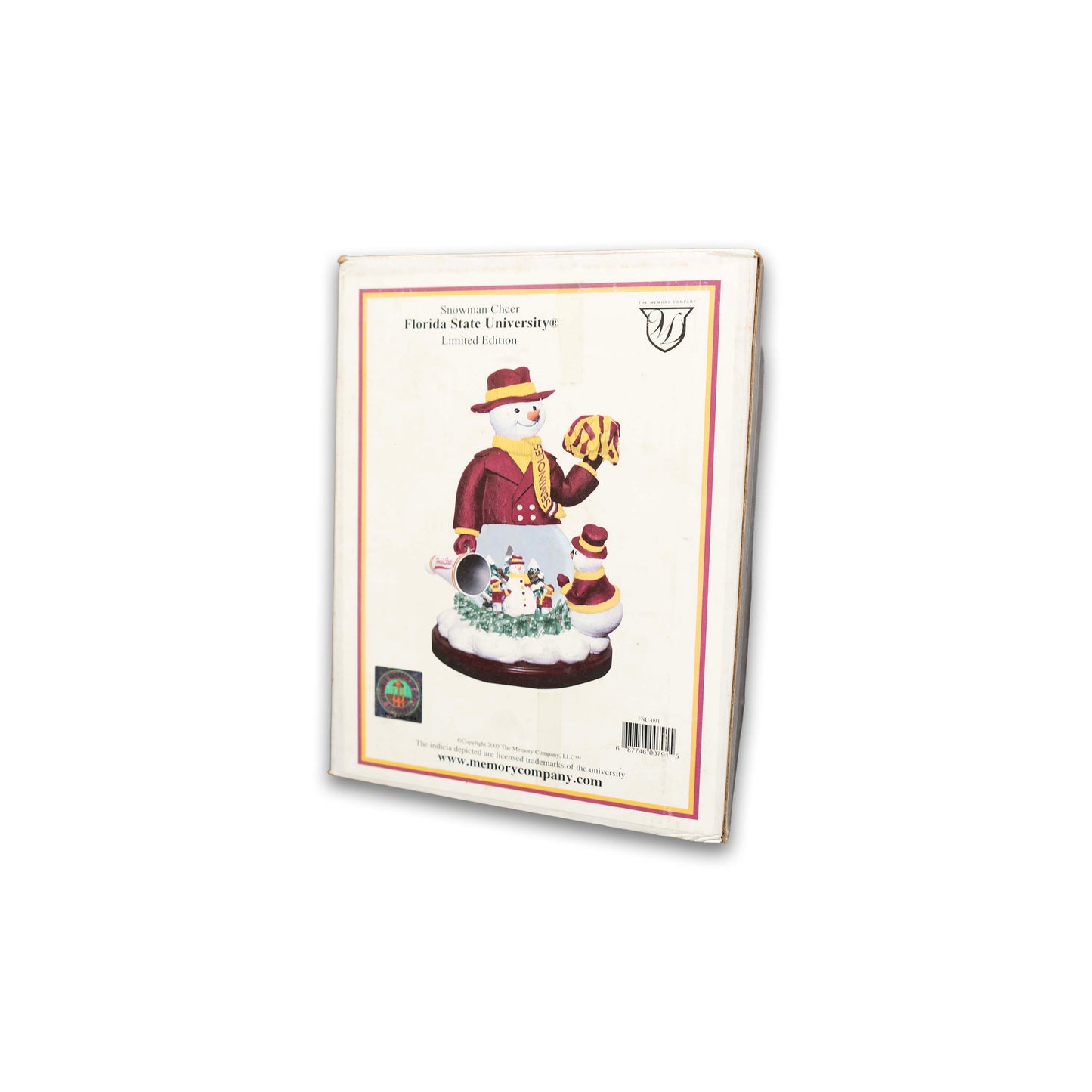 FSU Snowman Cheer Snowglobe