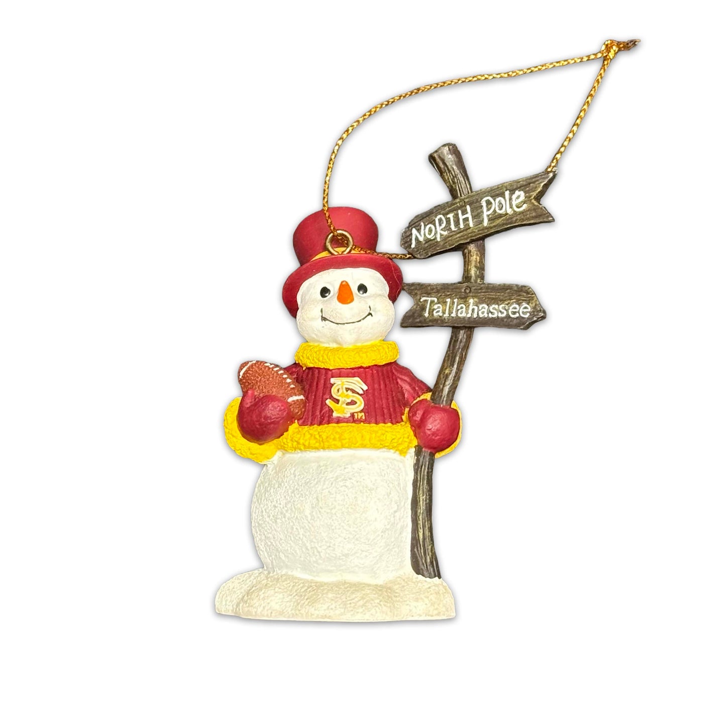 FS Snowman Northpole Figurine Ornament (Small)