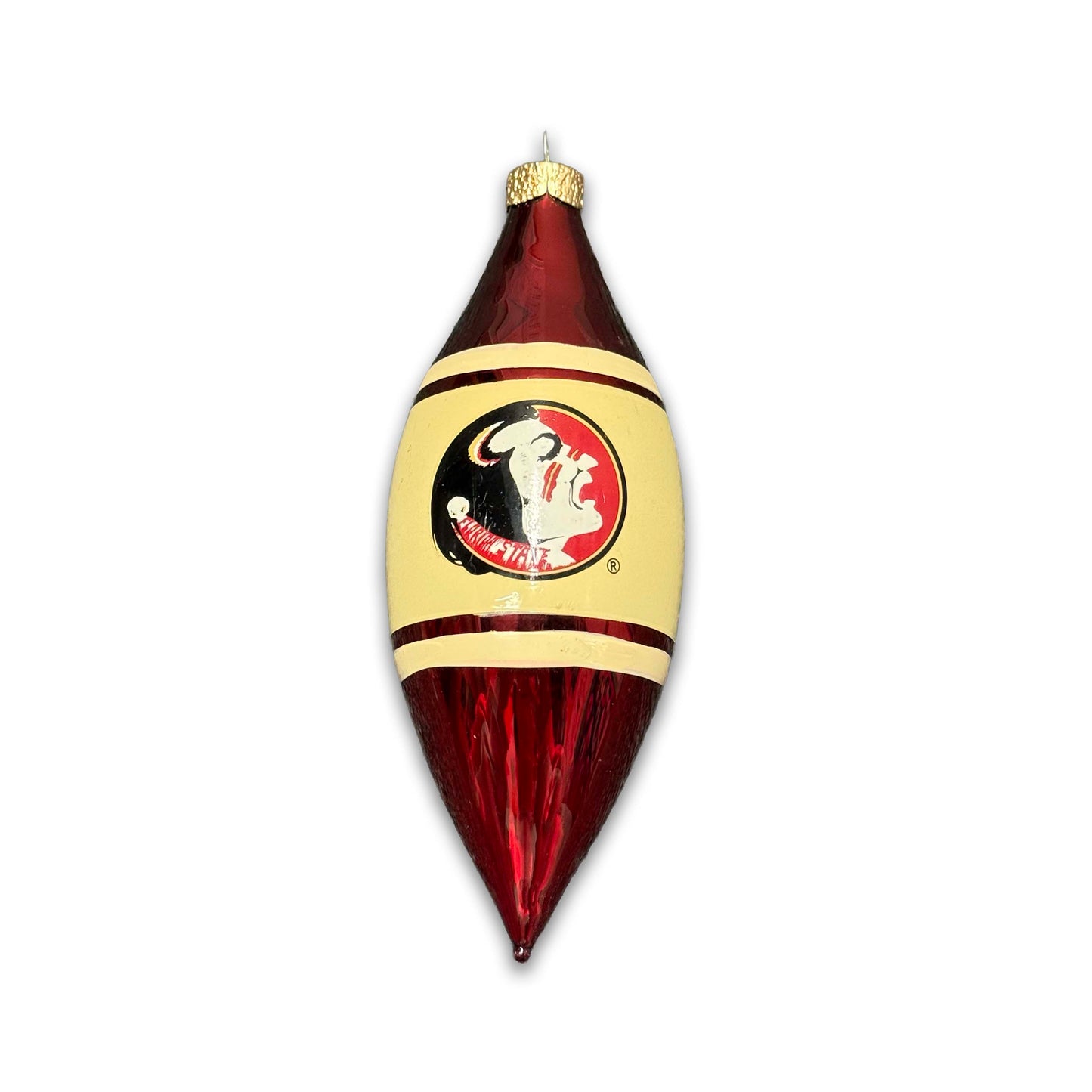 FSU Old Logo Shiny Ornament