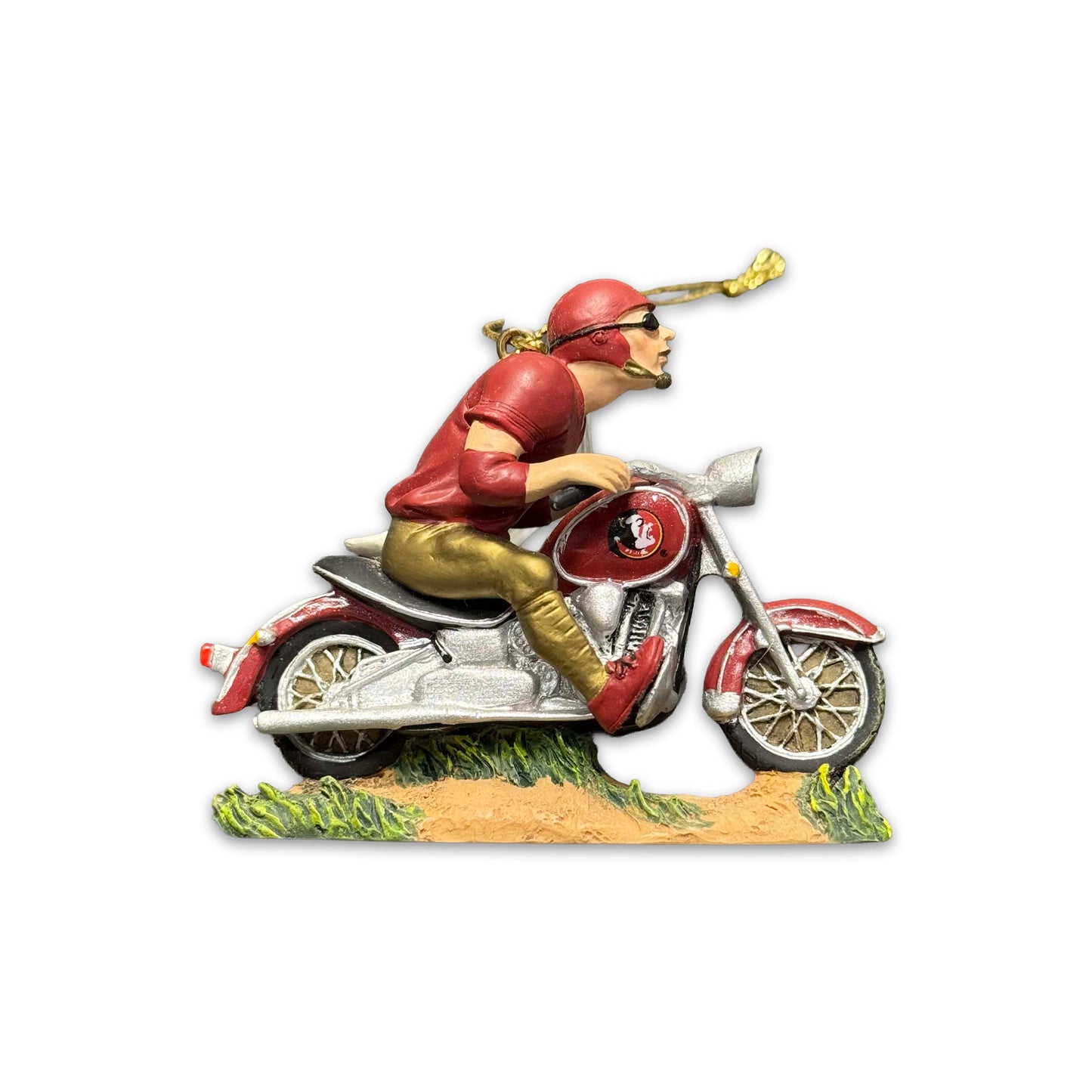 FSU Motorcycle Ornament