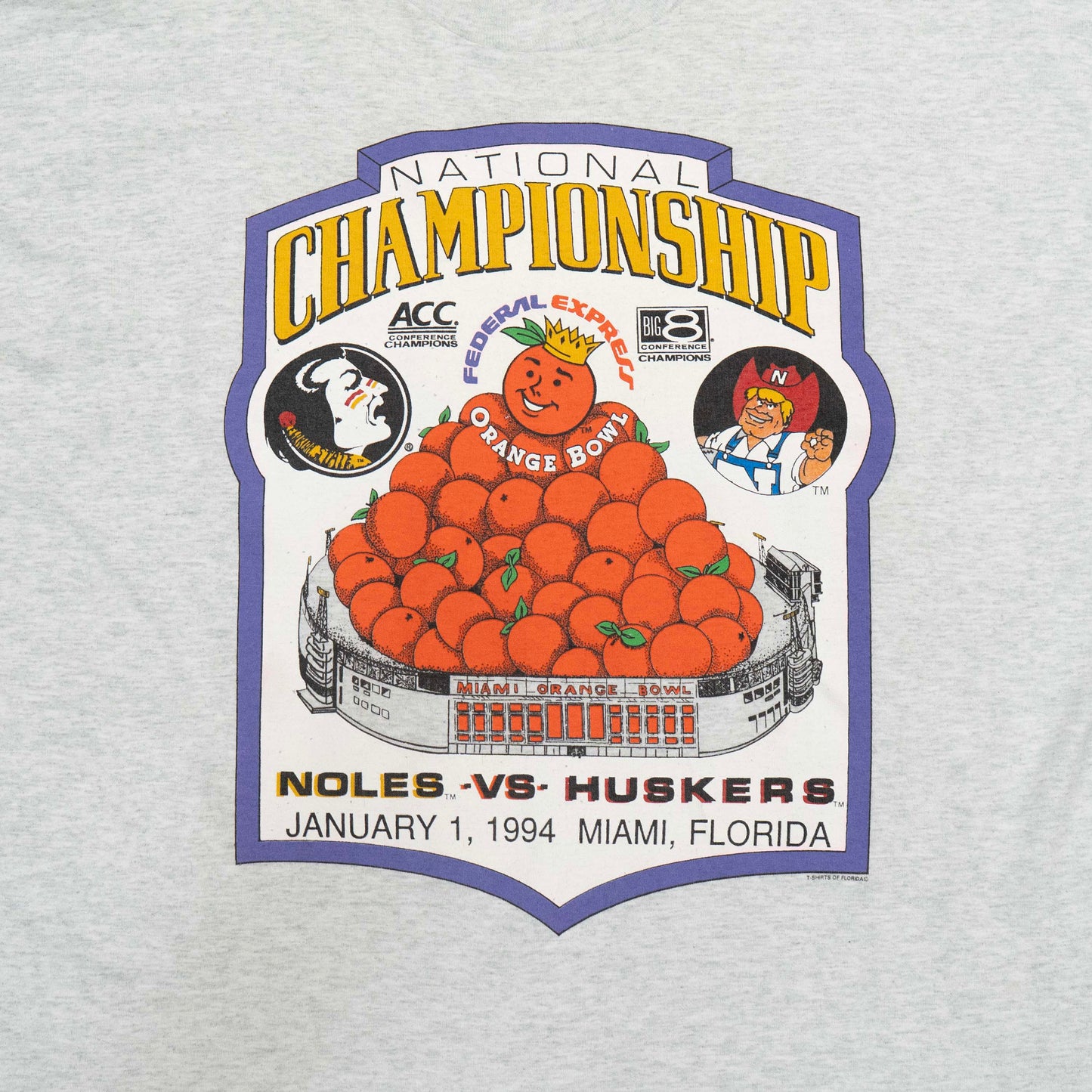 FSU National Championship 1994 Orange Bowl Tee