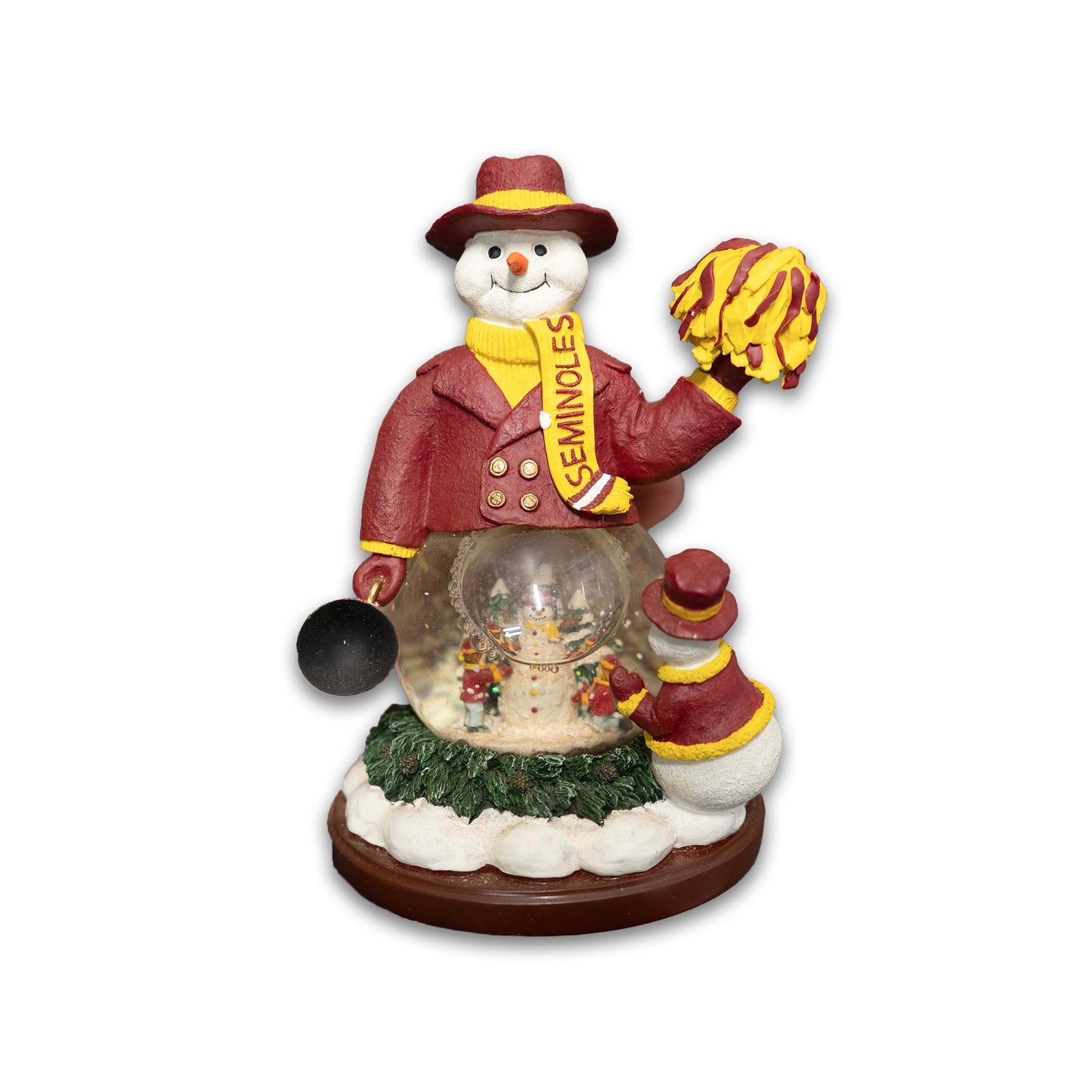 FSU Snowman Cheer Snowglobe