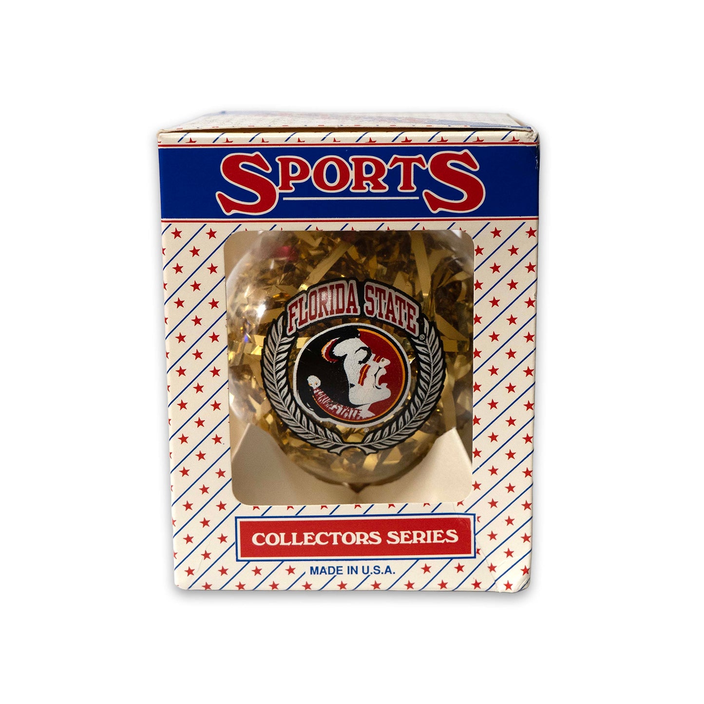 Florida State Gold Ribbon Ornament