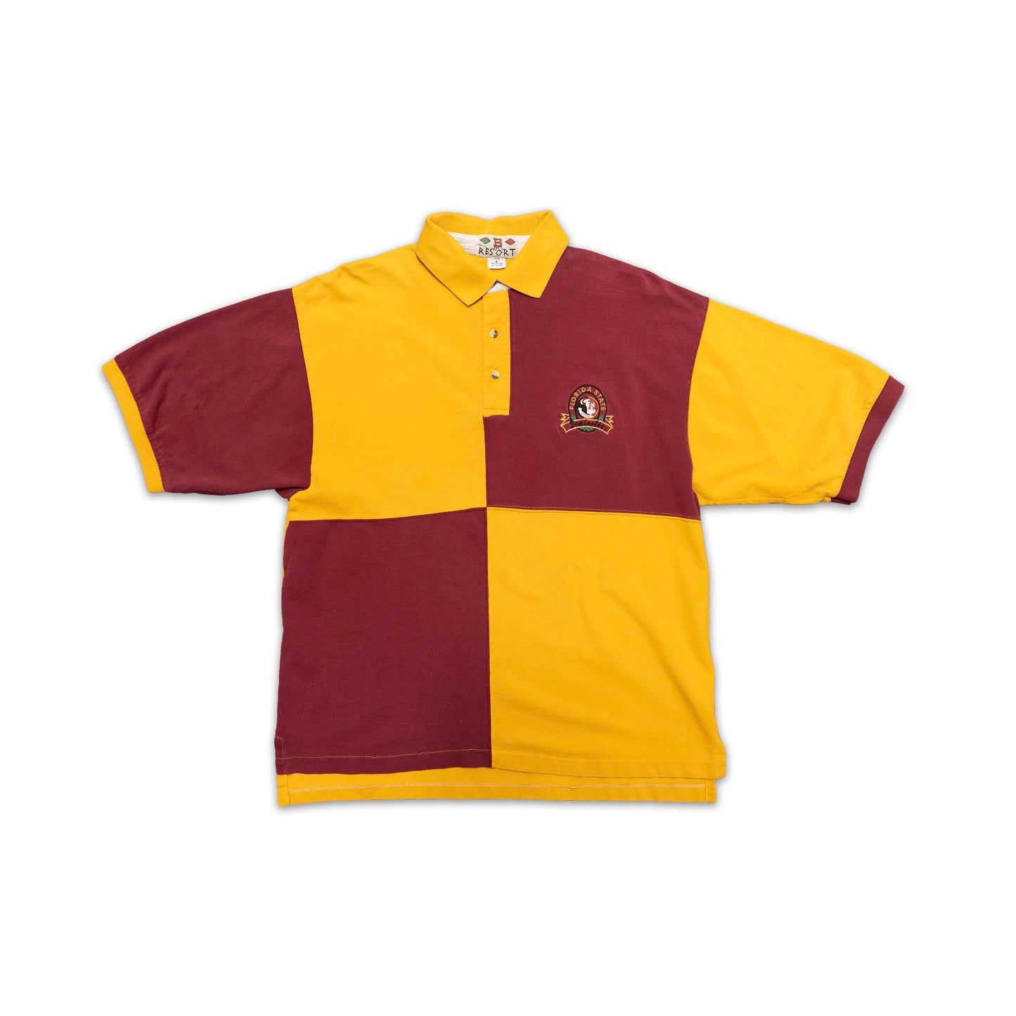 Florida State Seminoles Embroidered Block Color Polo