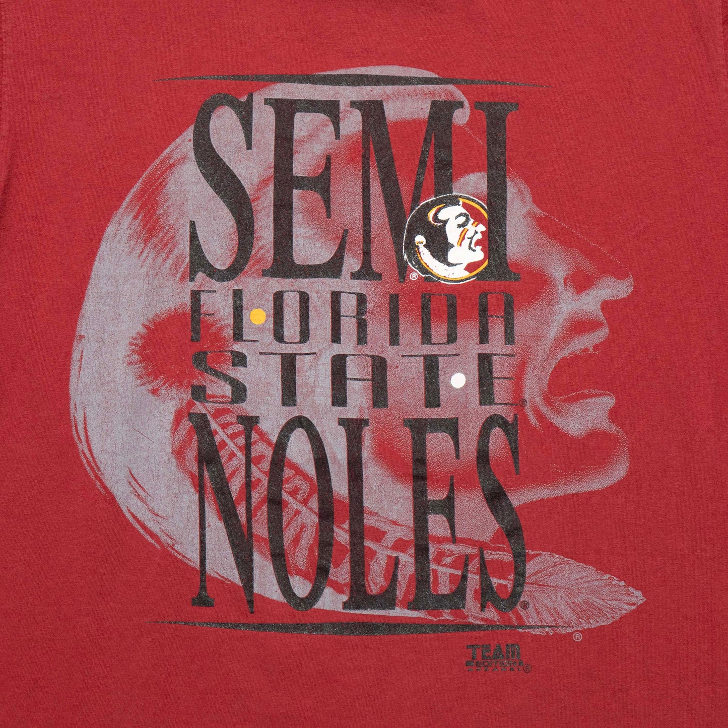 Seminoles Old Head Faded Background Team Edition Shirt