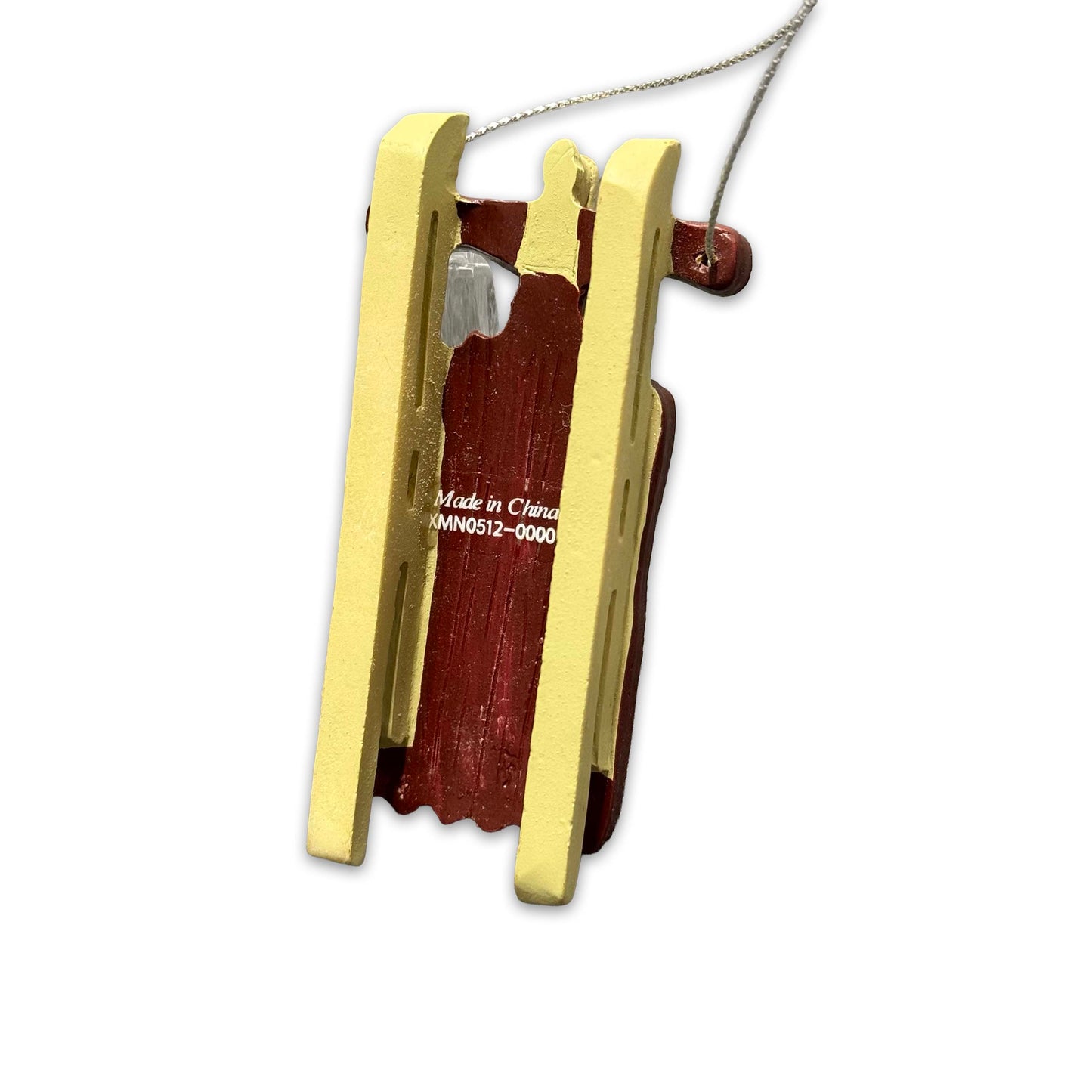 FSU Old Logo Sled Ornament