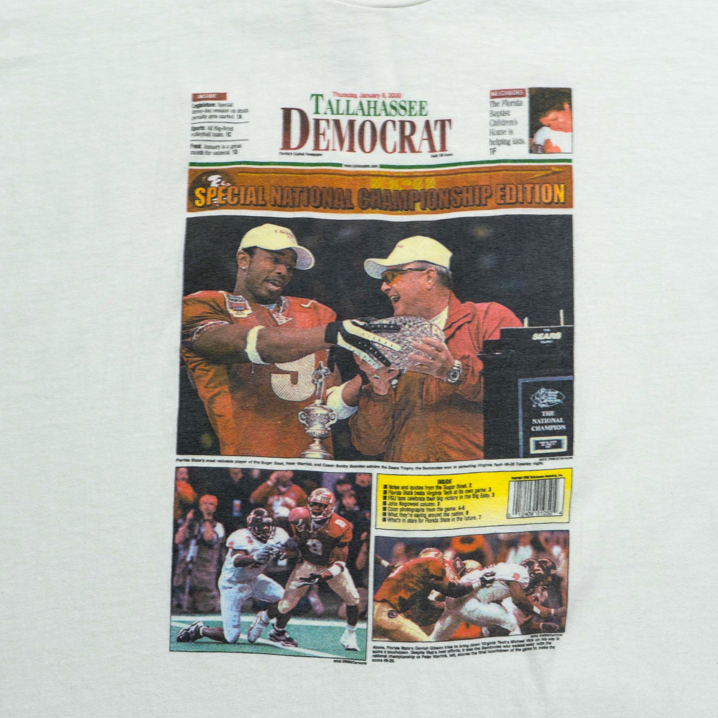 Tallahassee Democrat Hanes Tee