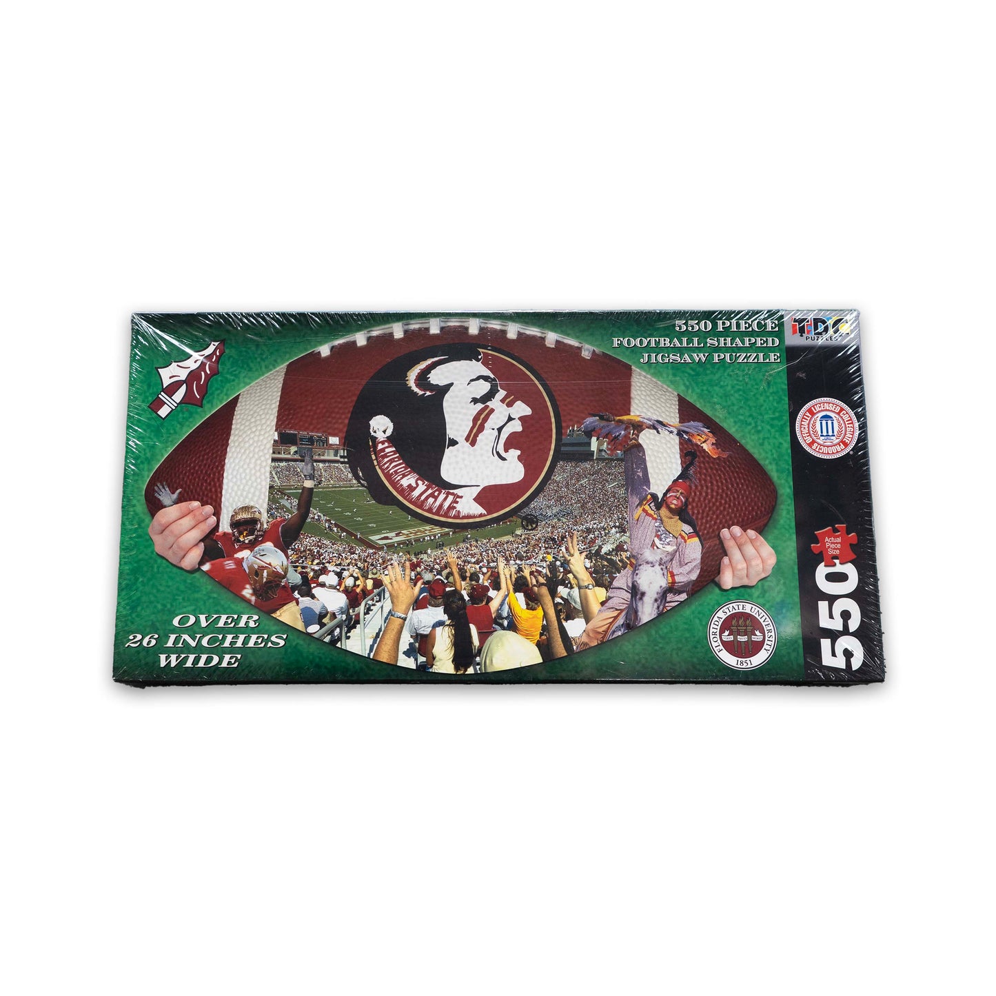 FSU Football Shaped Jigsaw Puzzle
