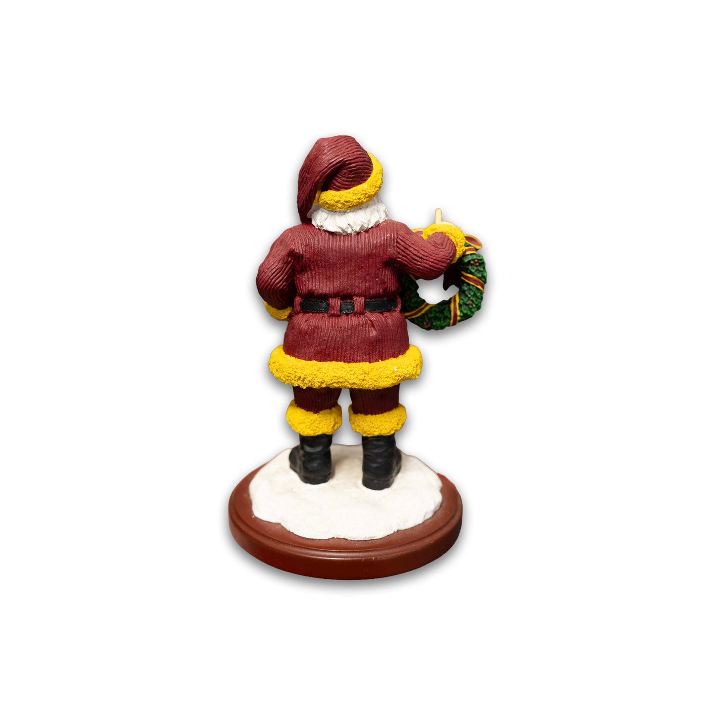 FSU Santa with Wreath Figurine