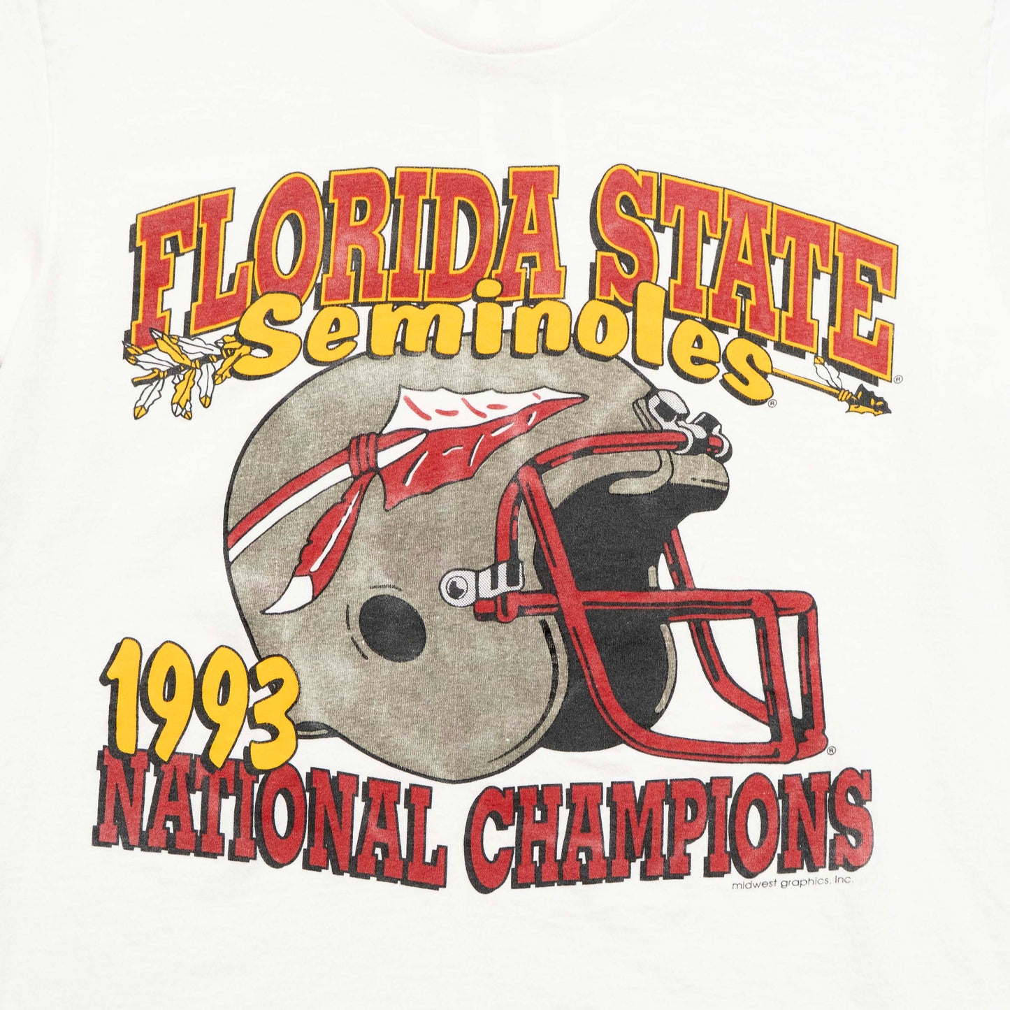 FSU 1993 National Champs Helmet Shirt