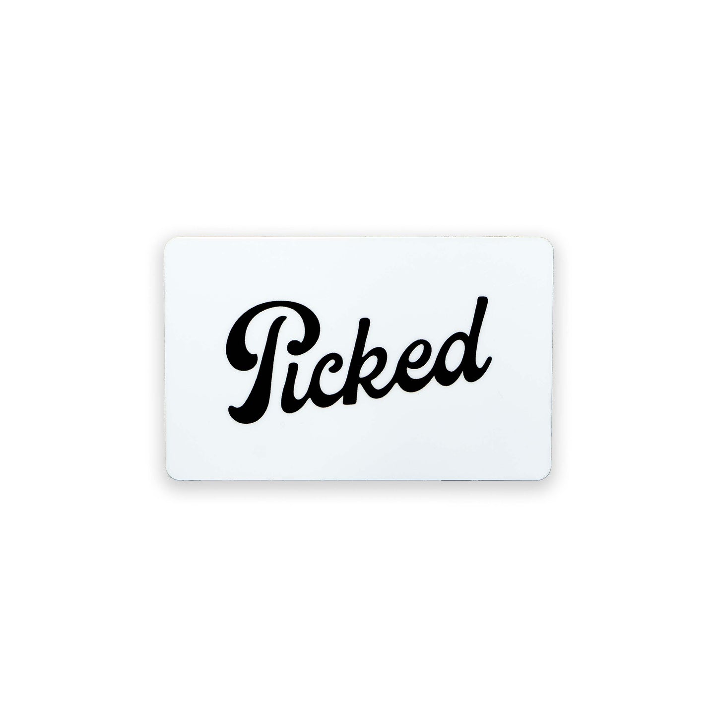 Picked Gift Card