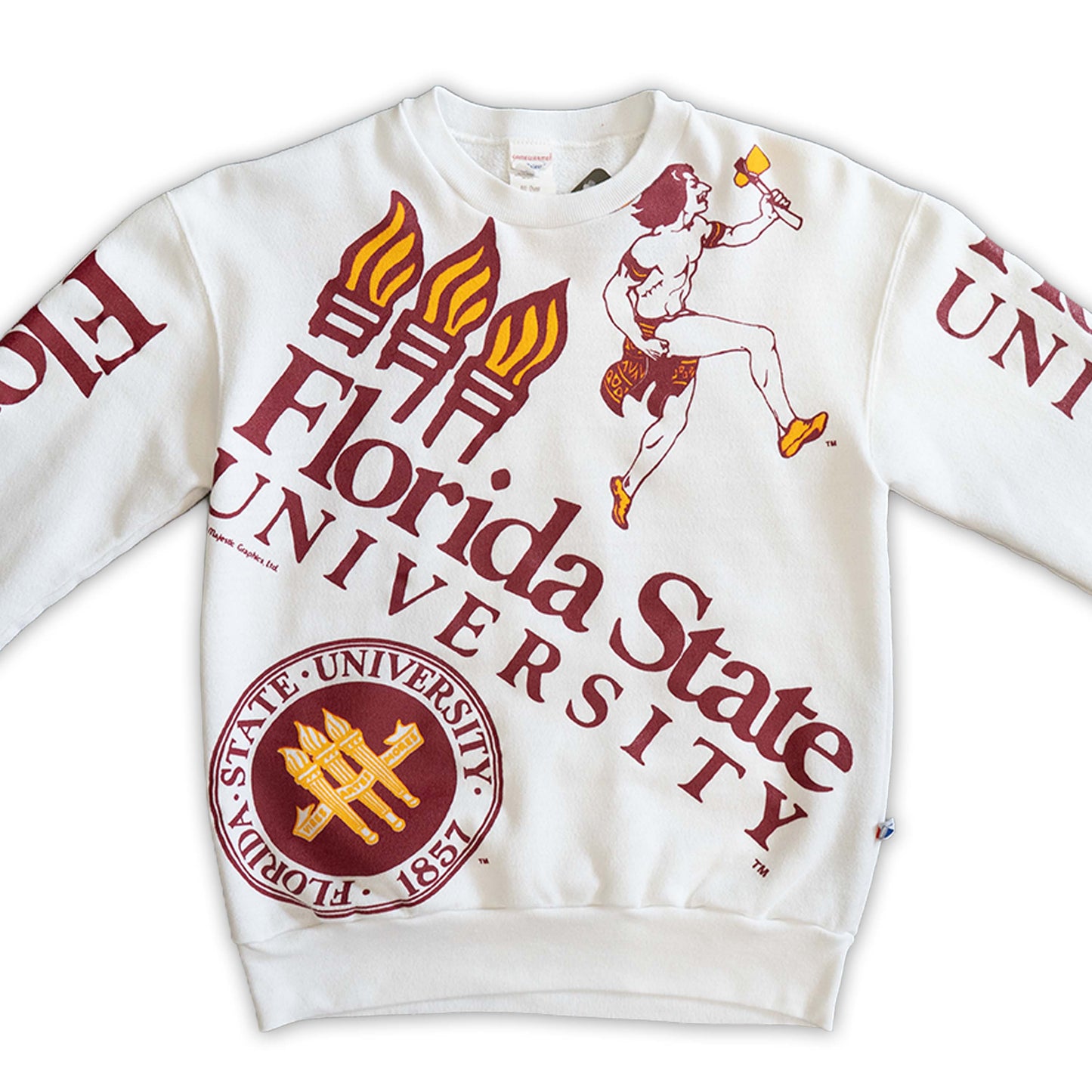 FSU Logos AOP Crewneck