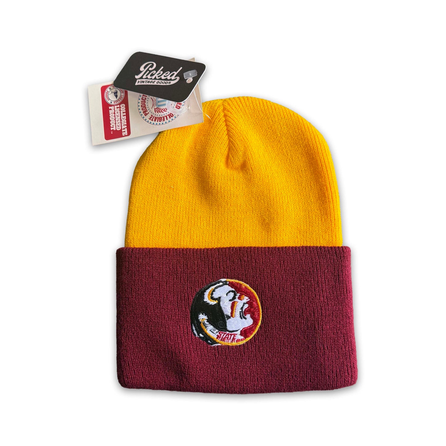 Vintage FSU Cuffed Knit Beanie