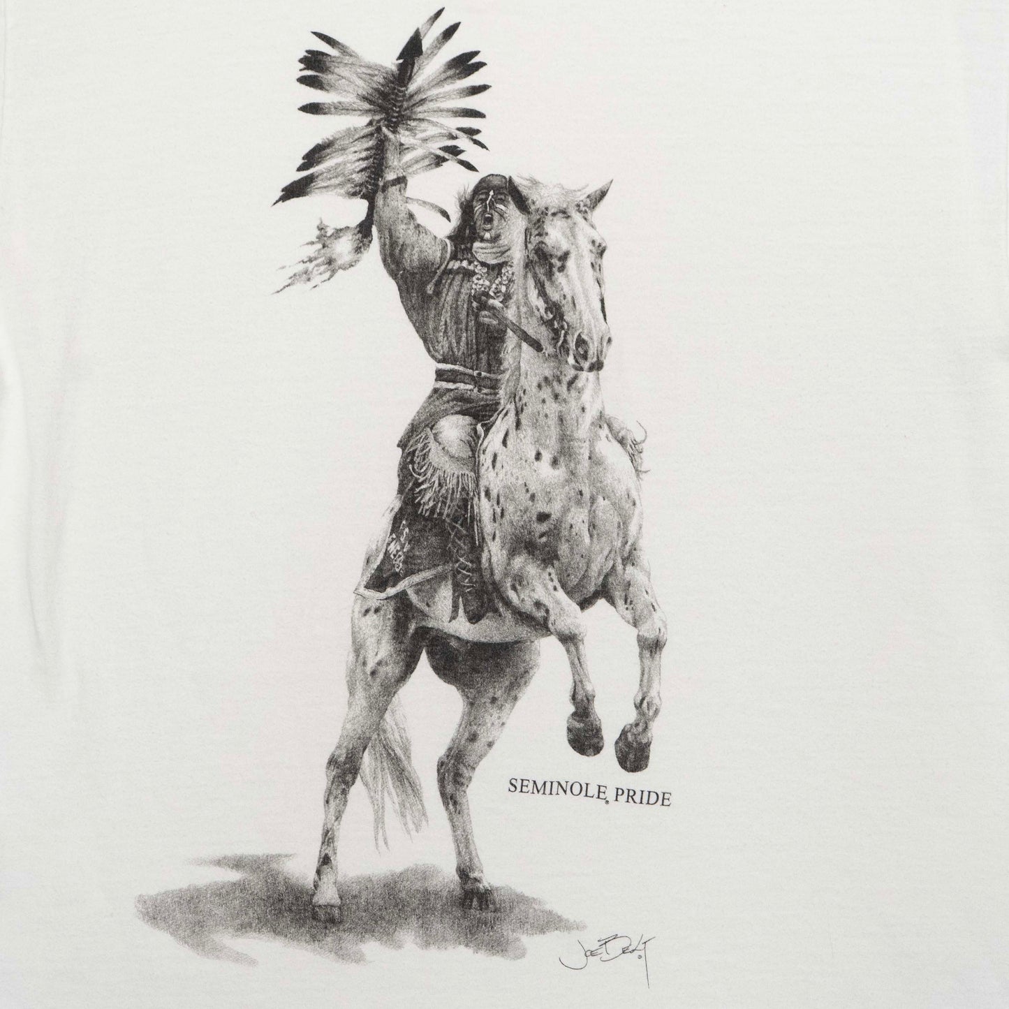 FSU Hanes White Osceola & Renegade Tee