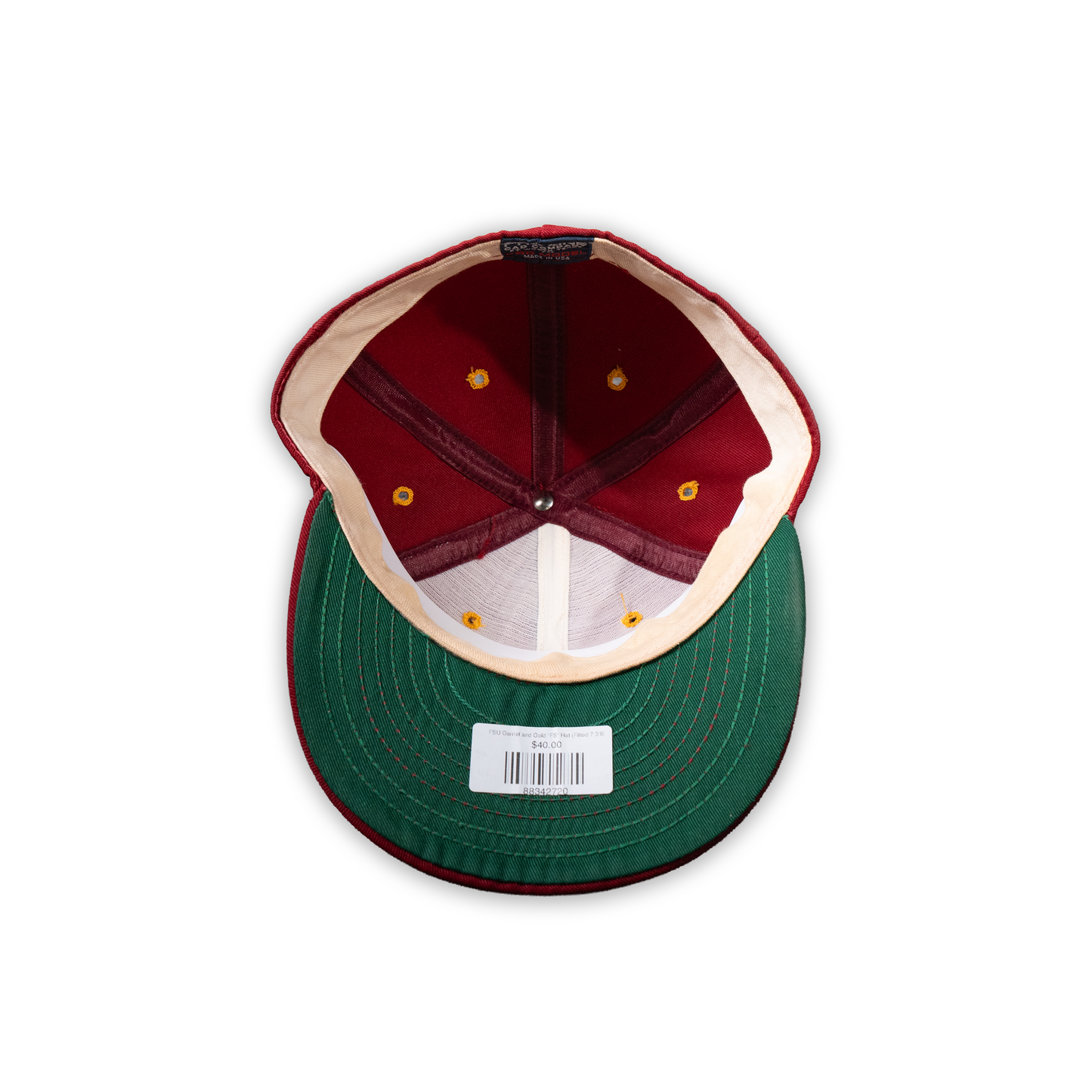 FSU Garnet and Gold "FS" Hat (Fitted 7 3/8)