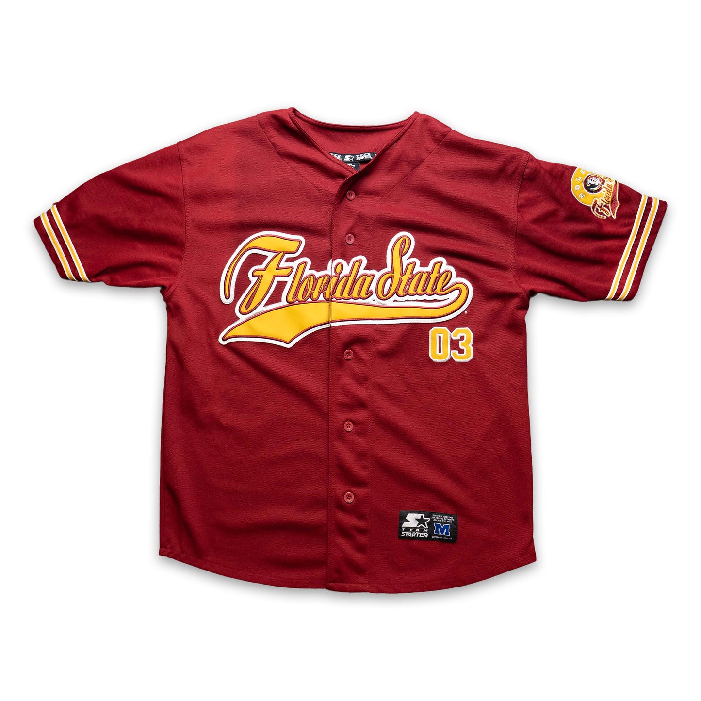 Florida State Script Starter Baseball Jersey