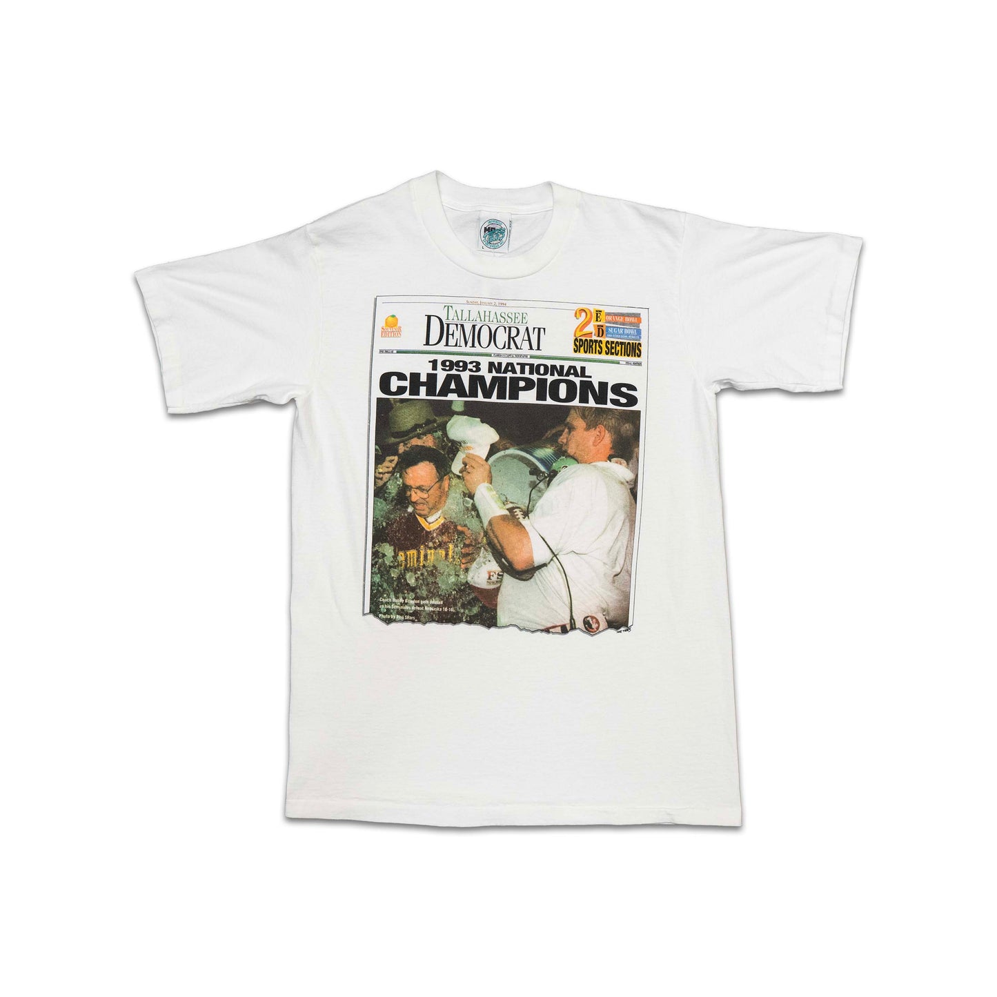 FSU Tallahassee Democrat 1993 Champs Tee