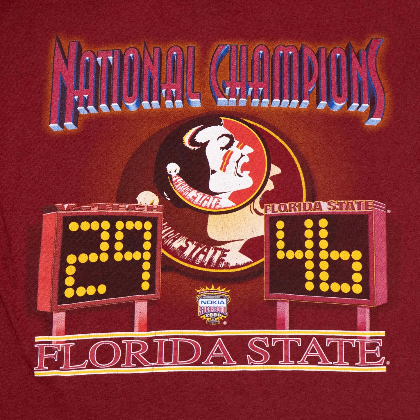 FSU 1999 Champs Scoreboard Shirt