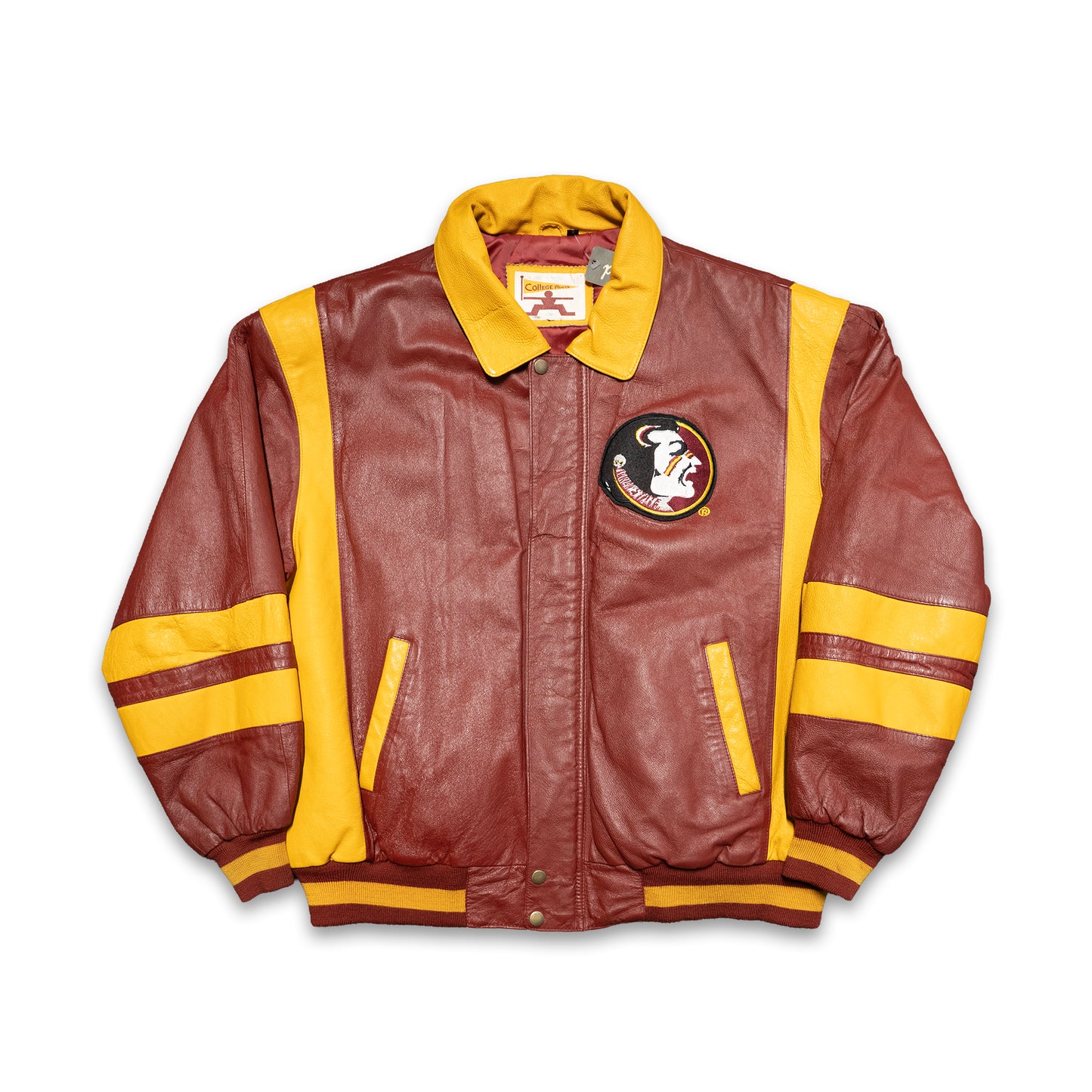 FSU Garnet & Gold Leather Jacket