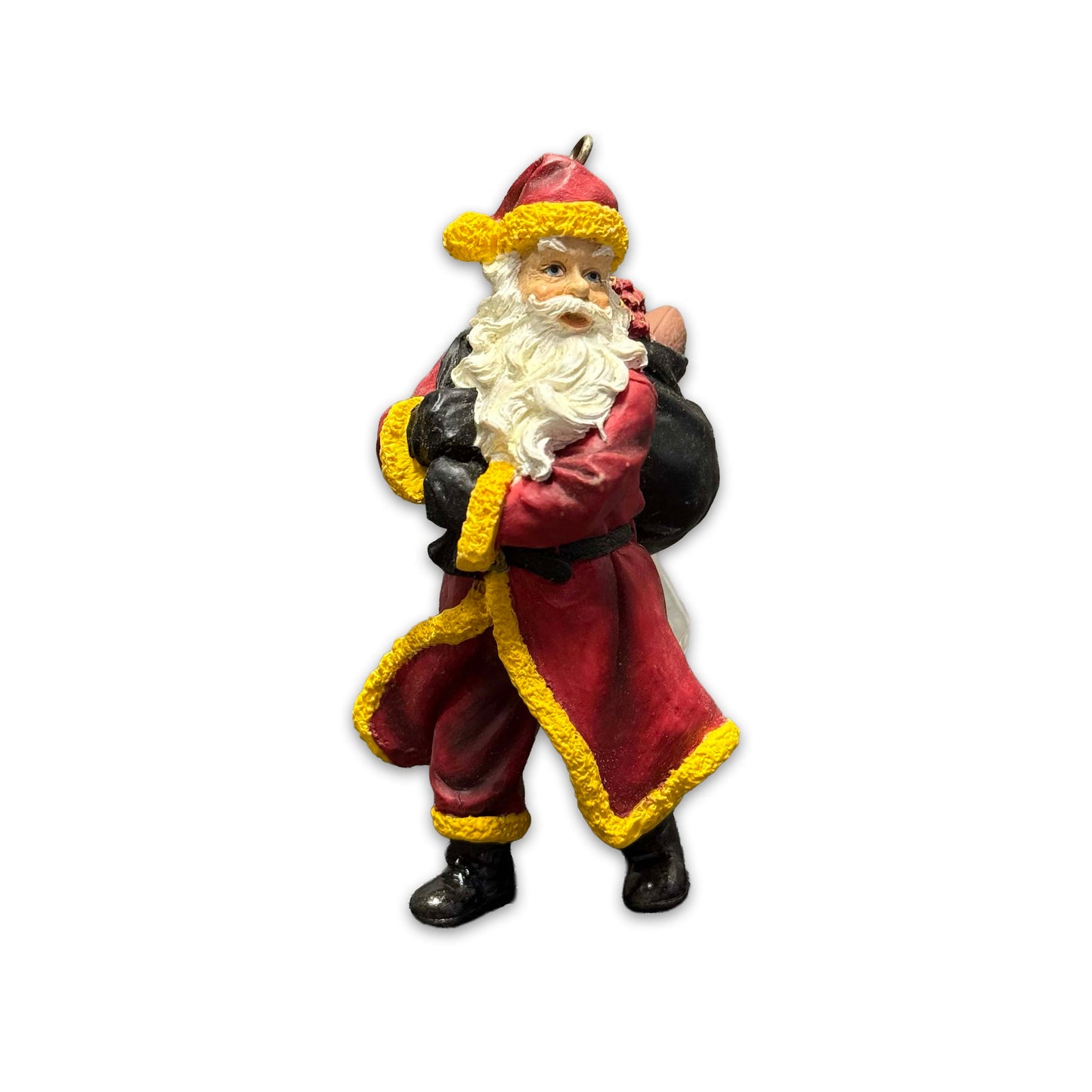 FSU Santa Toy Sack Figurine Ornament