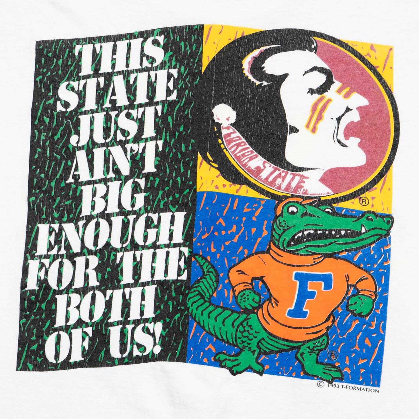 1993 FSU vs. UF Shirt (As-Is)