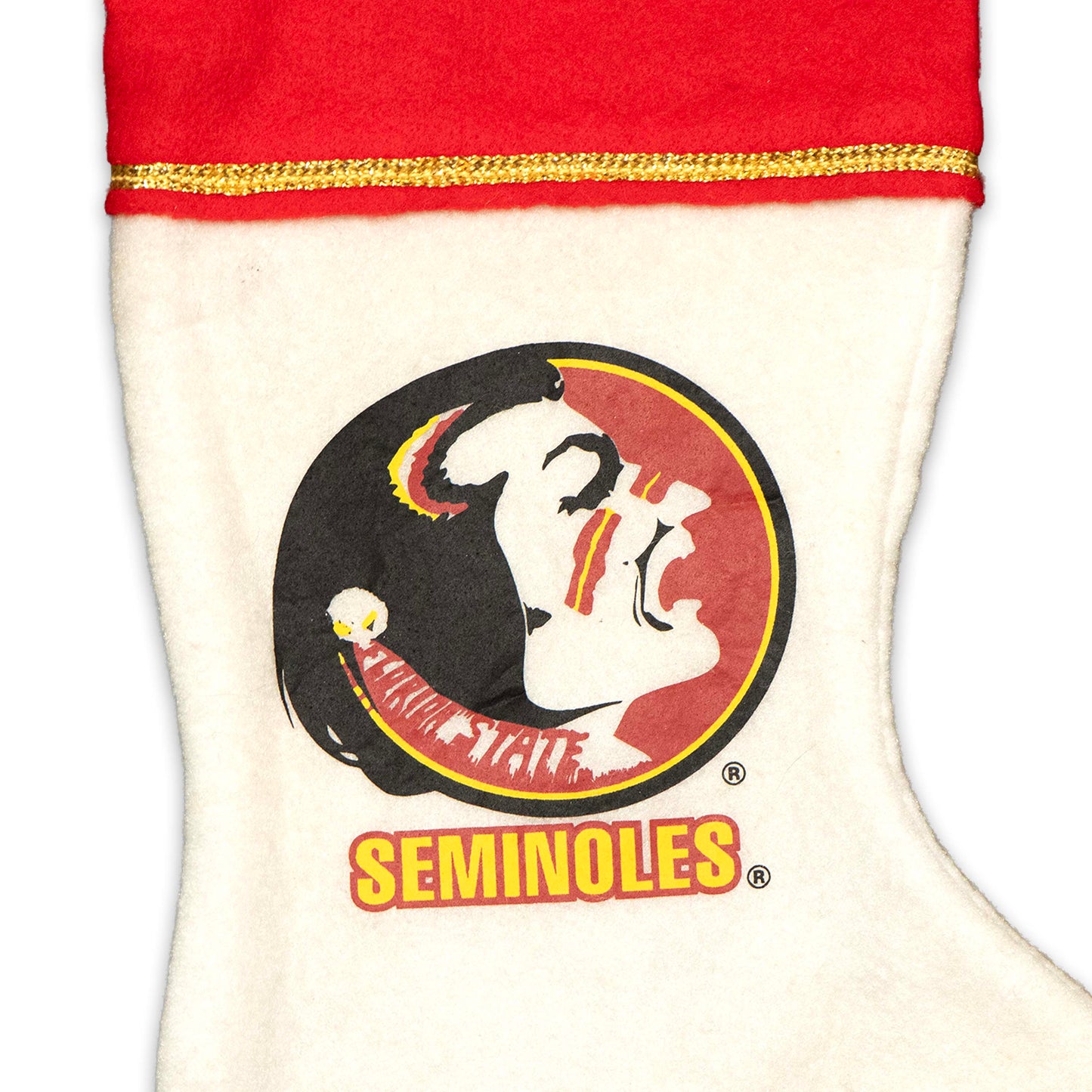 FSU Old Logo Felt Stocking