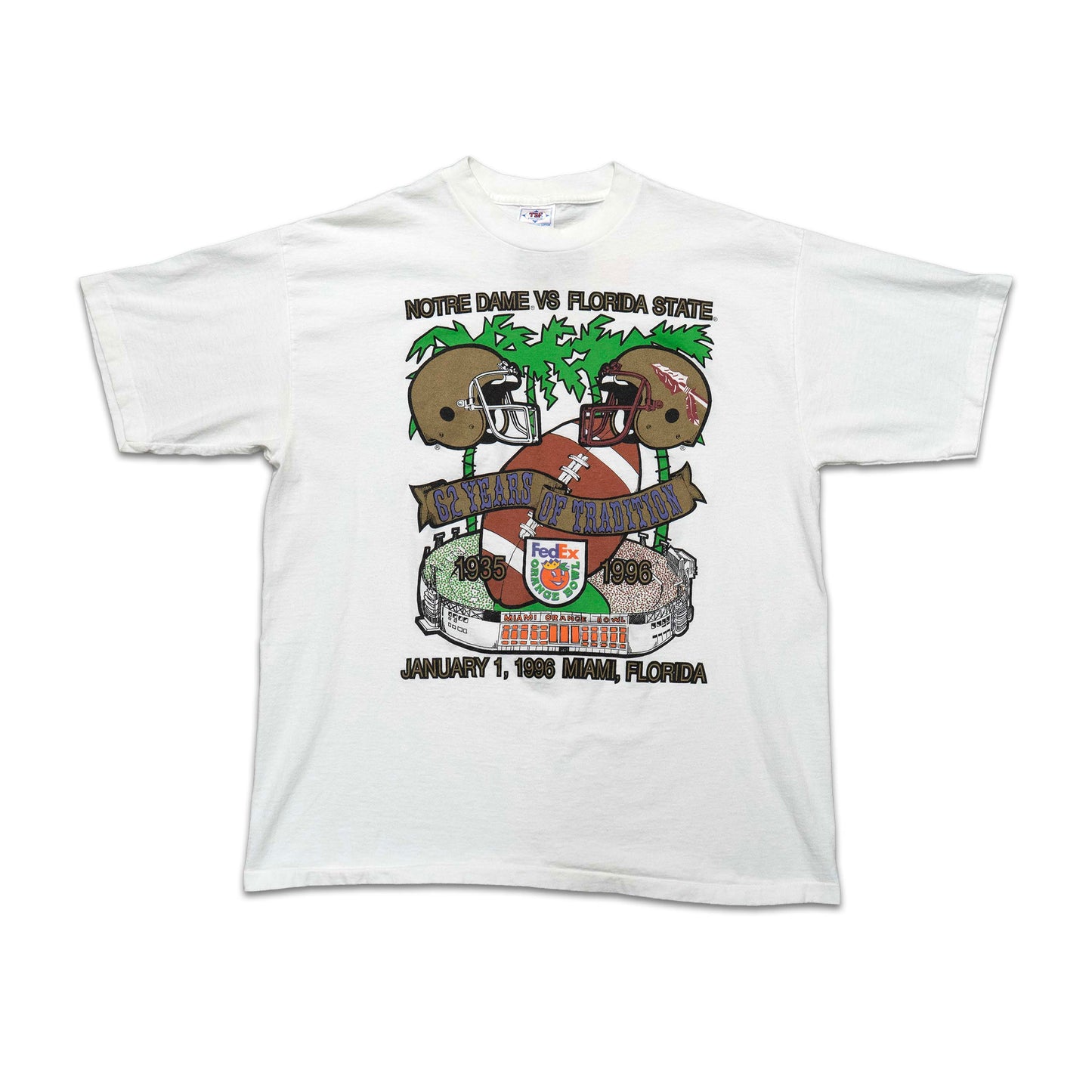 FSU 1996 Notre Dame Vs. Florida State Tee