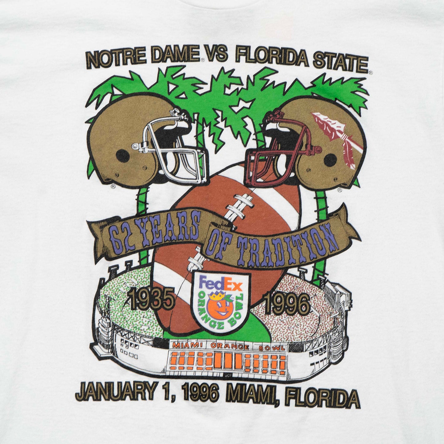FSU 1996 Notre Dame Vs. Florida State Tee