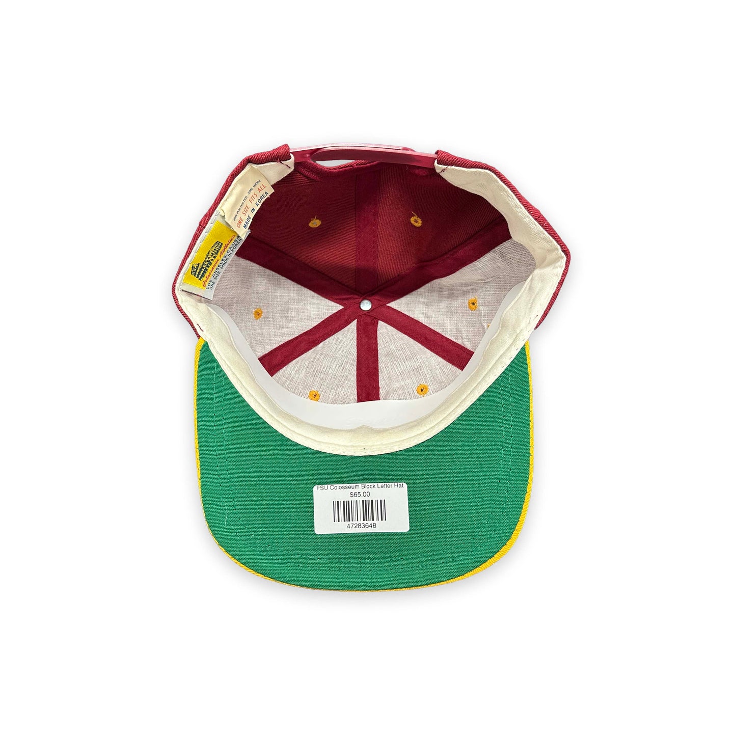 FSU Colosseum Block Letter Hat