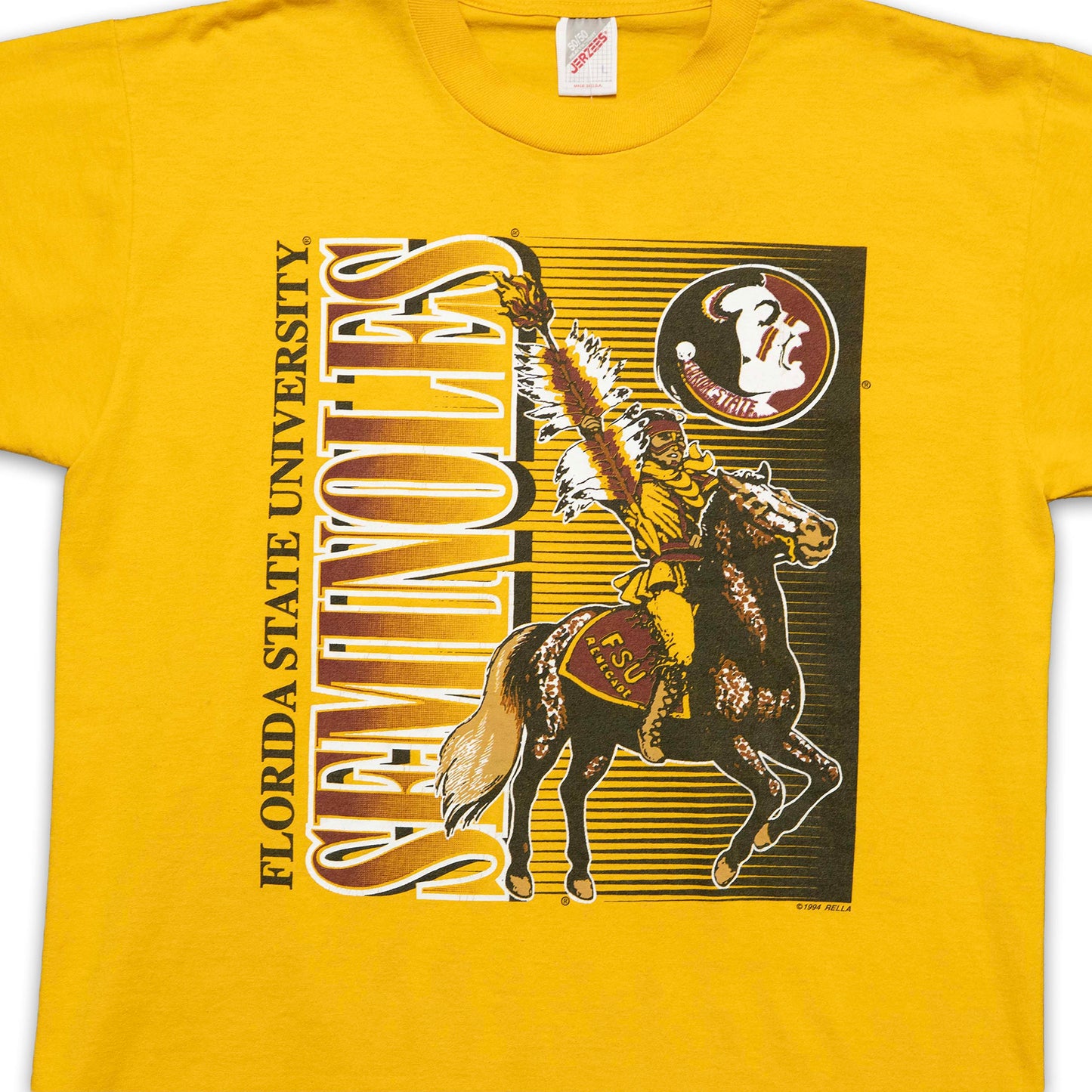 FSU Osceola & Renegade Gold Jerzees Shirt