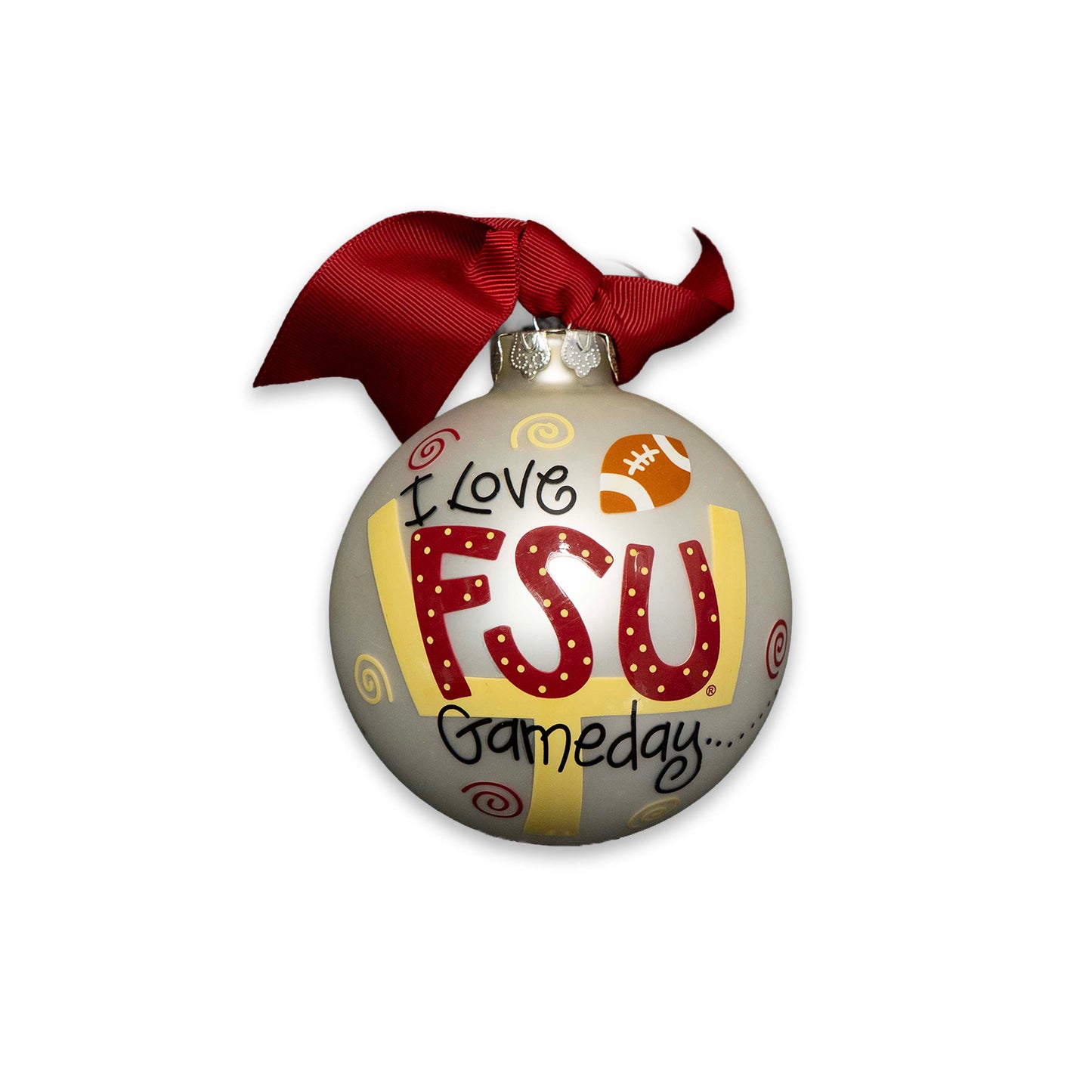 I Love FSU Gameday Coton Colors Ornament