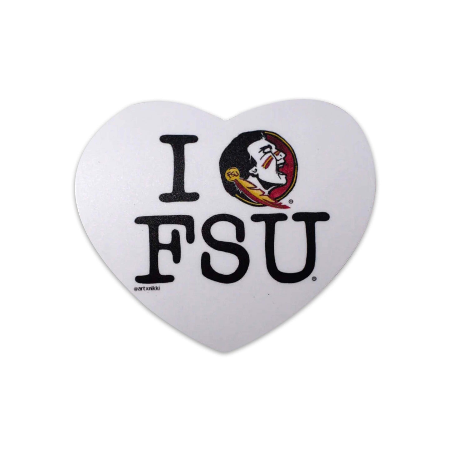 I Heart FSU Sticker (AXN)