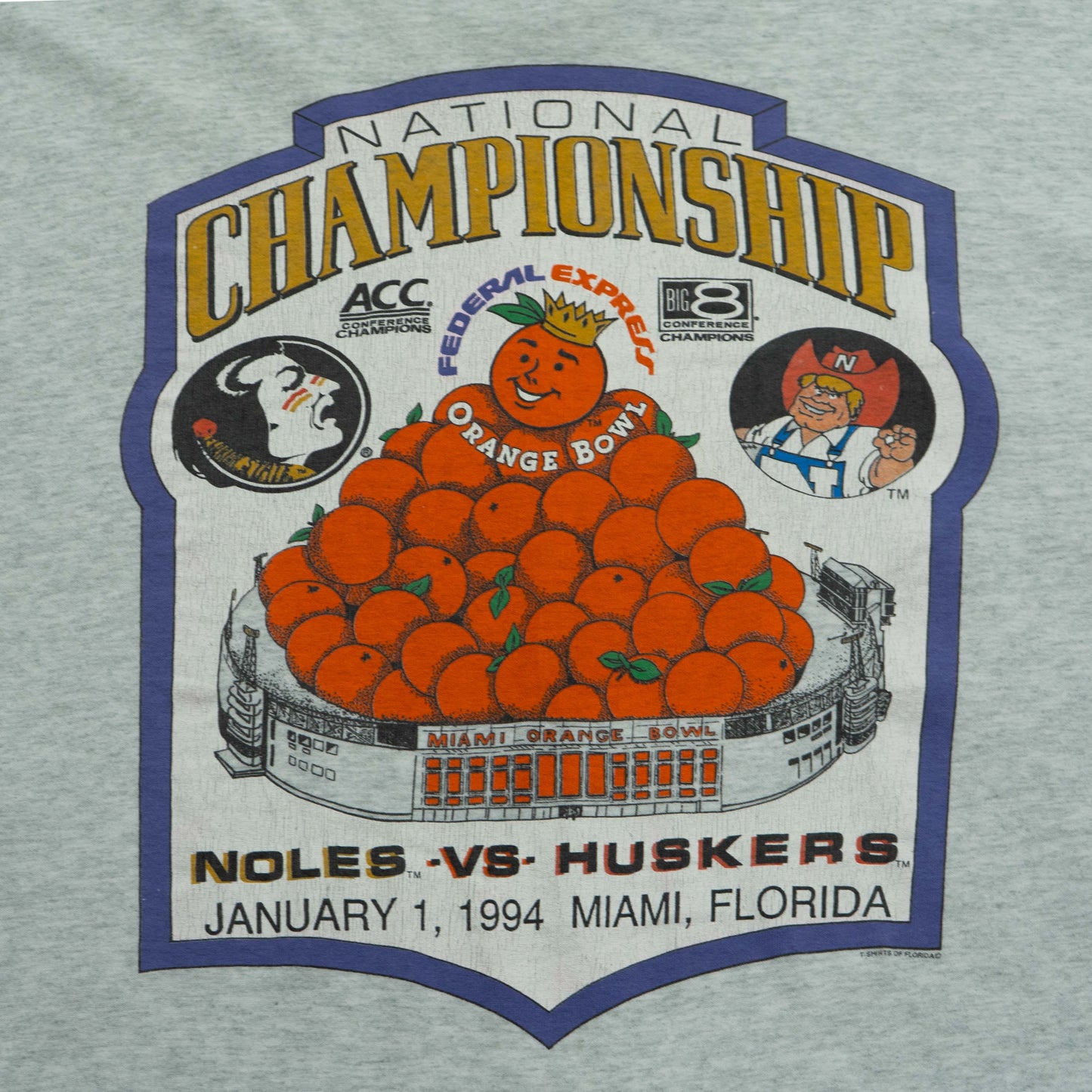 FSU National Champs Orange Bowl Shirt