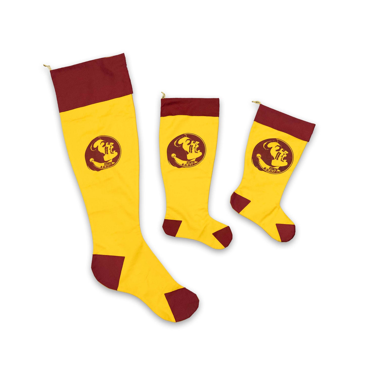 Set of 3 FSU Old Logo Stockings