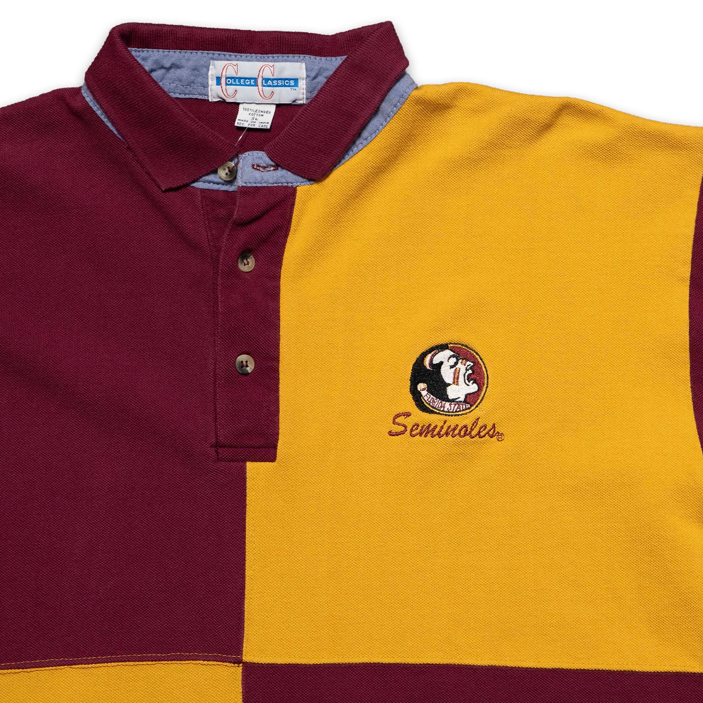 FSU Color Block College Classics Polo