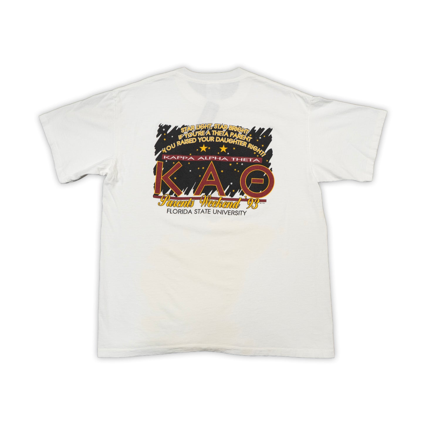 1993 Kappa Alpha Theta Parents Weekend Shirt