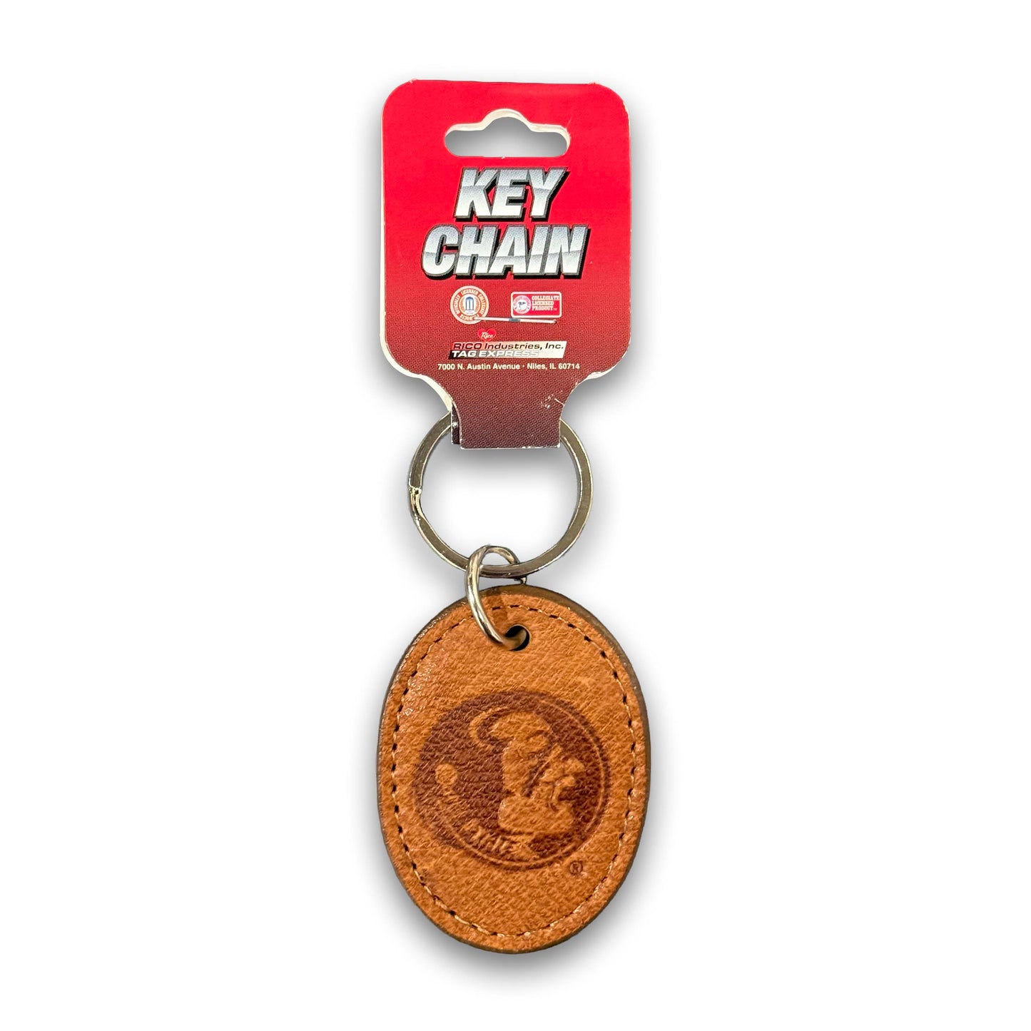 FSU Leather Key Chain
