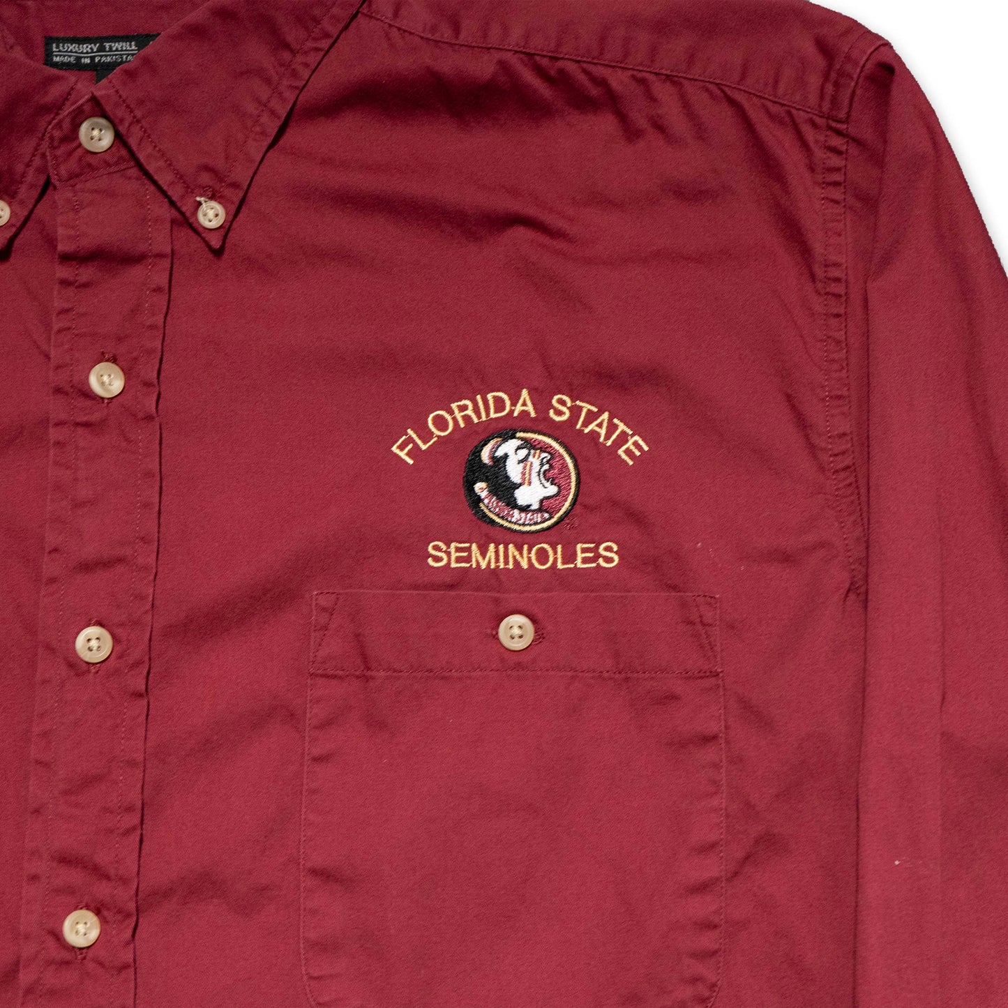 FSU Button Down LS Shirt