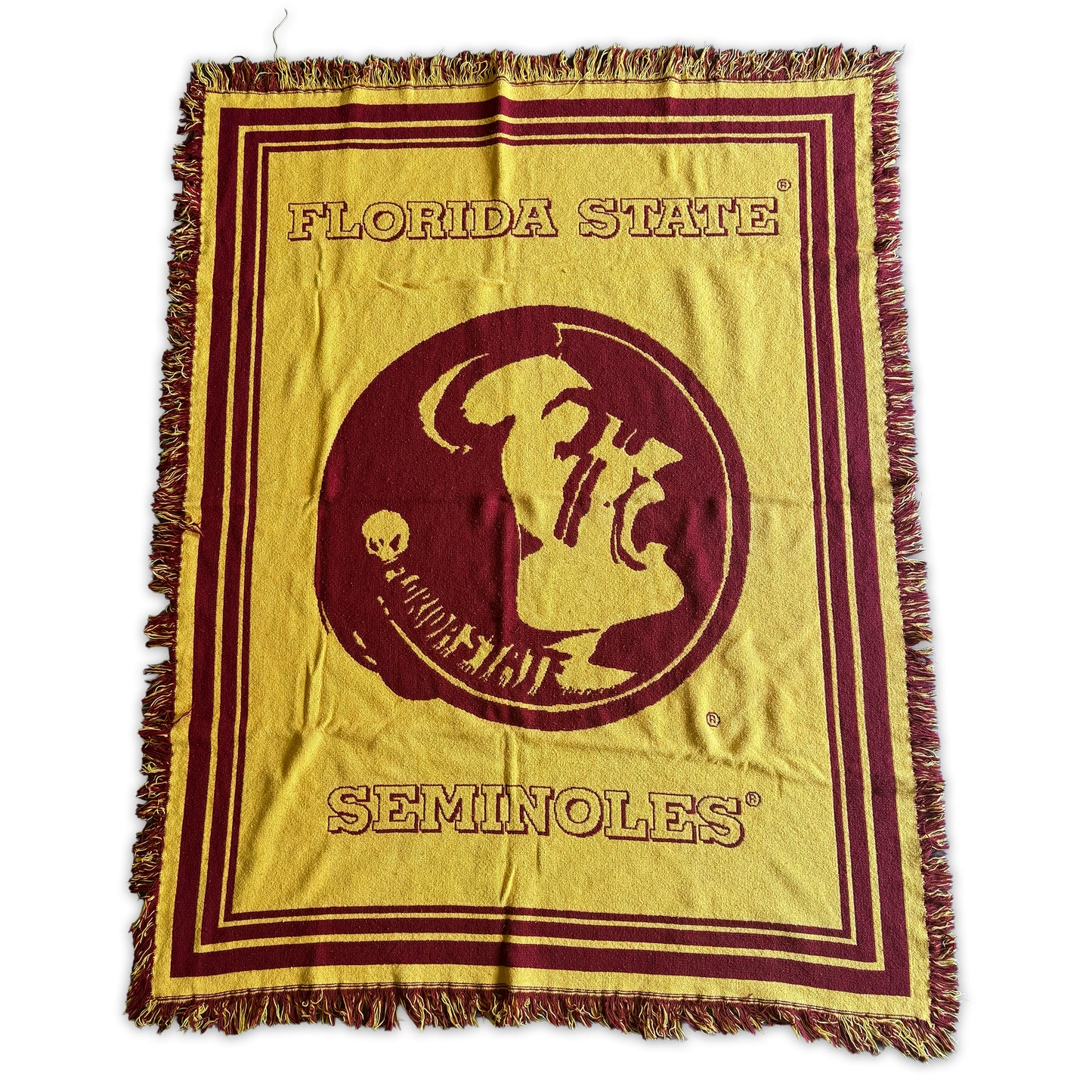 FSU Logo Knit Blanket