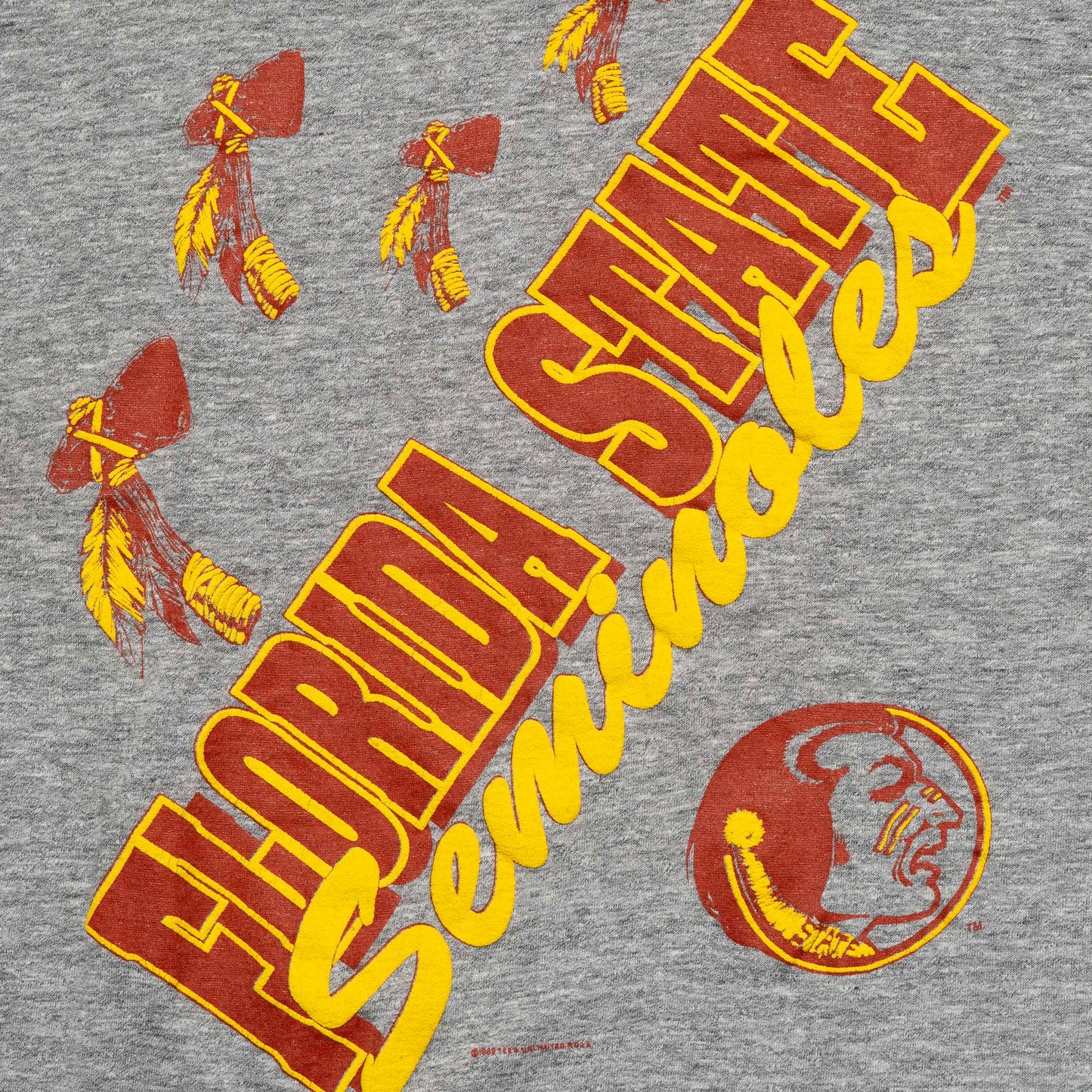 Florida State Seminoles Tomahawks Puffy Print Shirt