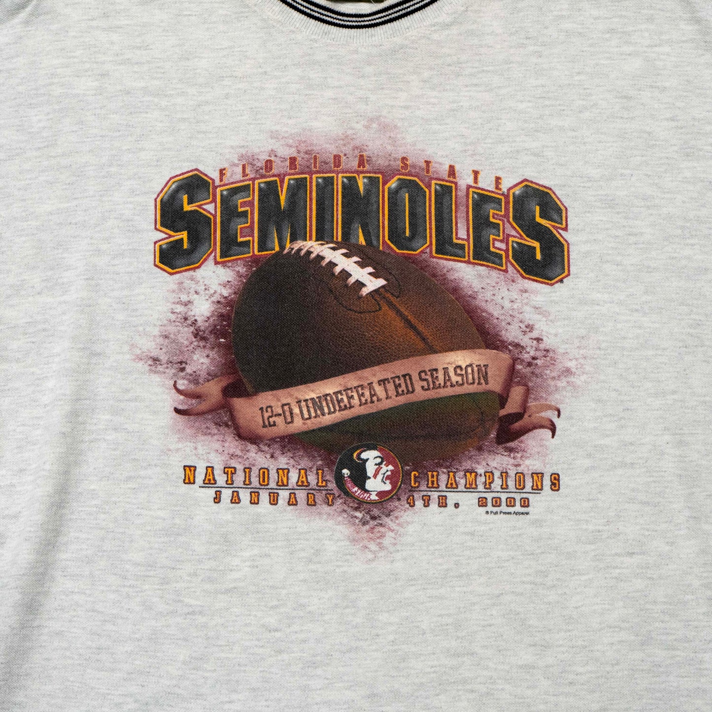 FSU Ragz 12-0 Undefeated Season Tee