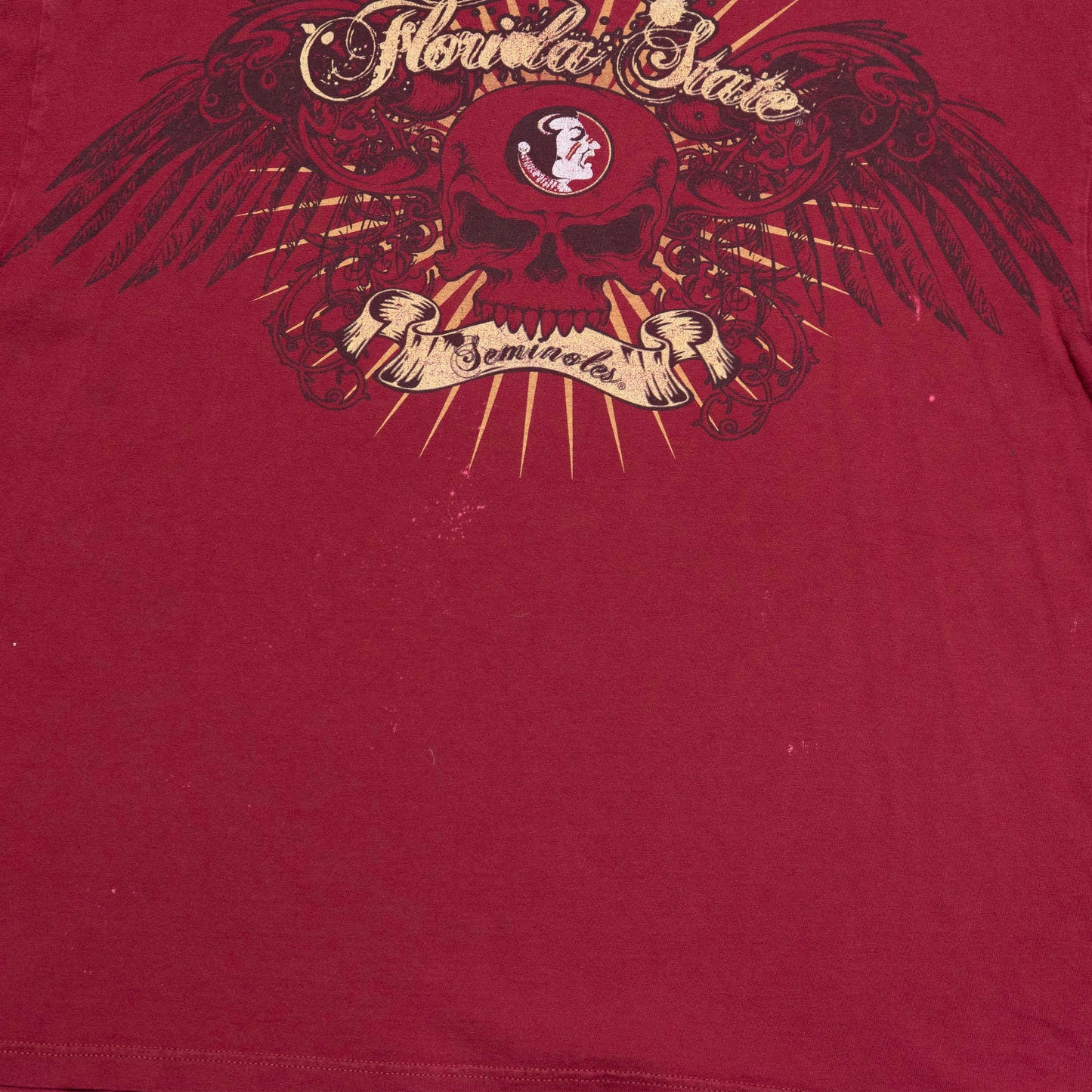 FSU Y2K Skull Shirt (As-Is)