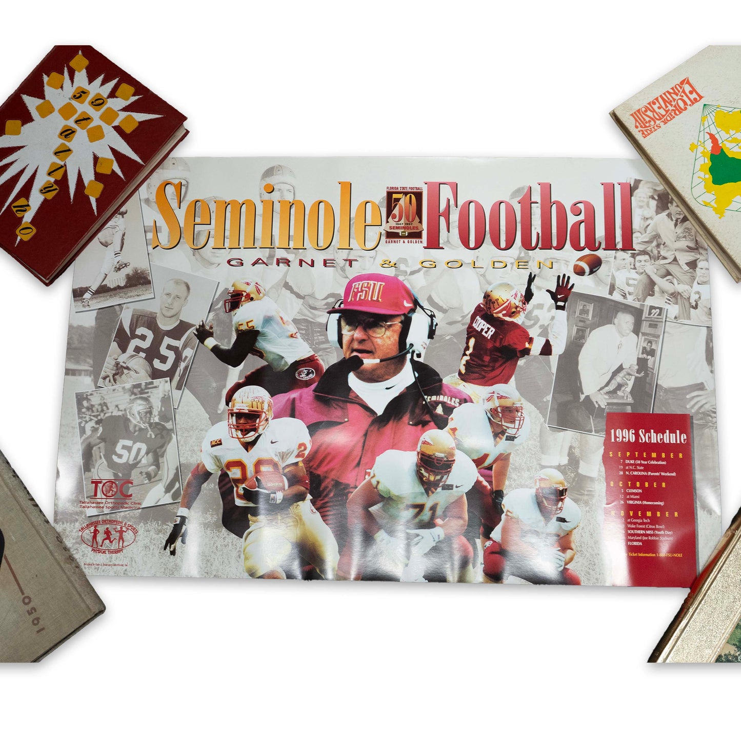 FSU 50th Anniversary Season Schedule Poster