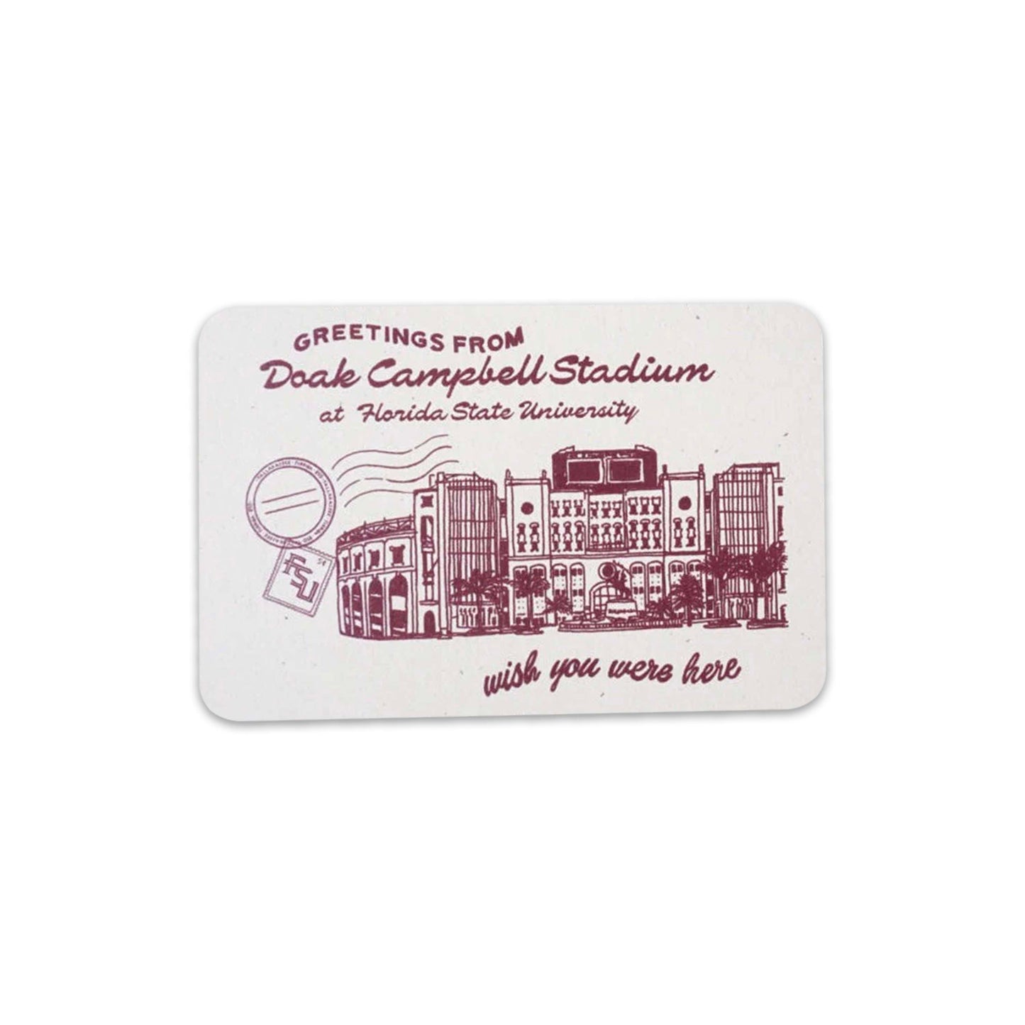 Greetings from Doak Campbell Postcard (AXN)