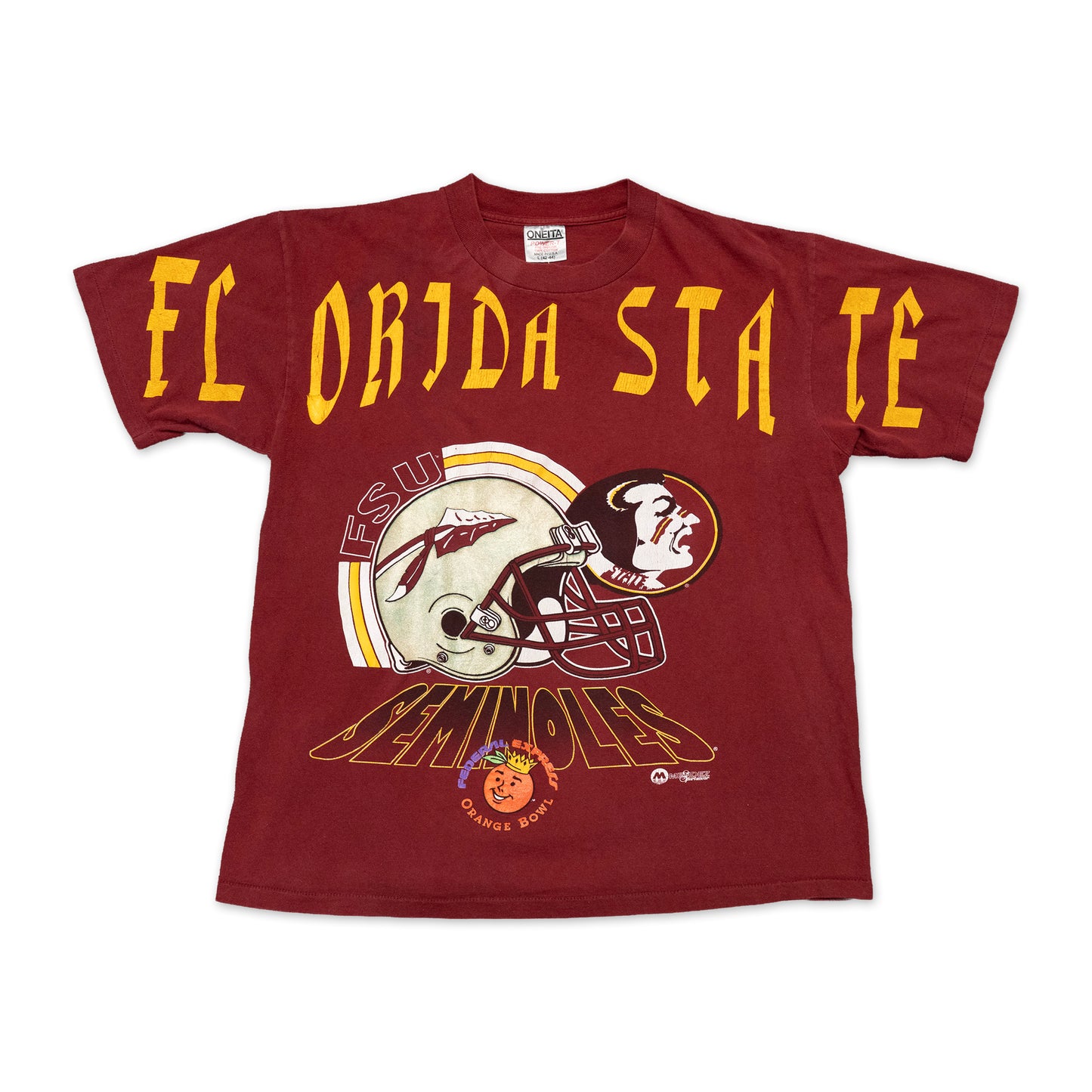 Florida State Spellout Orange Bowl Shirt (As-Is)