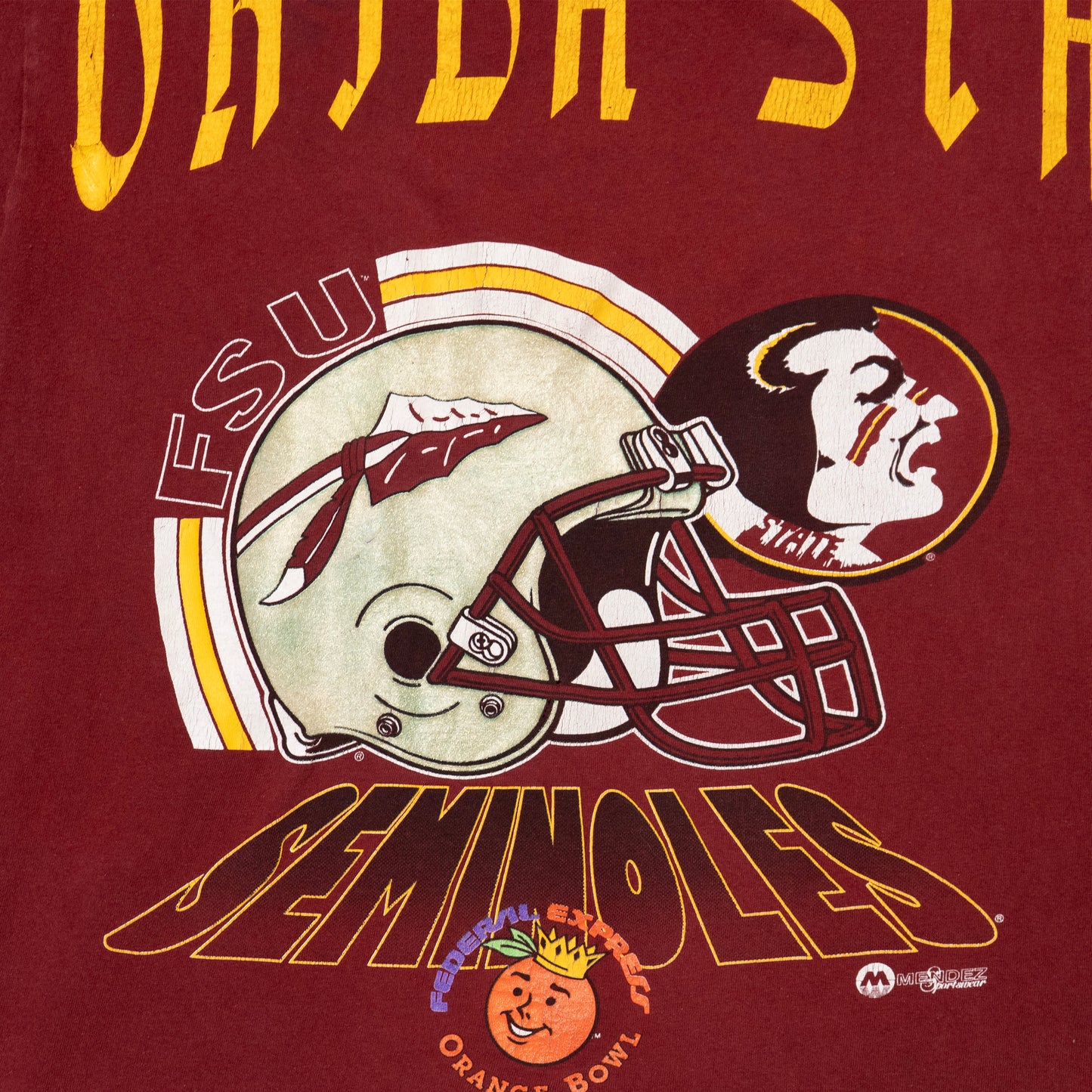 Florida State Spellout Orange Bowl Shirt (As-Is)
