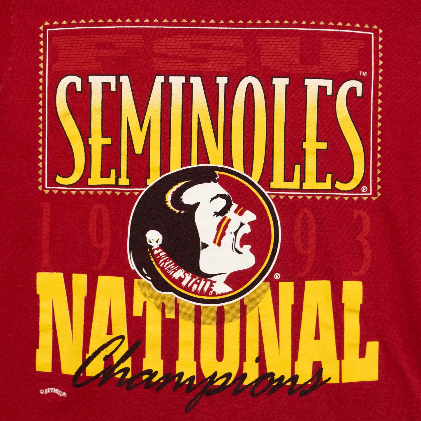 FSU Nutmeg '93 Champs Shirt