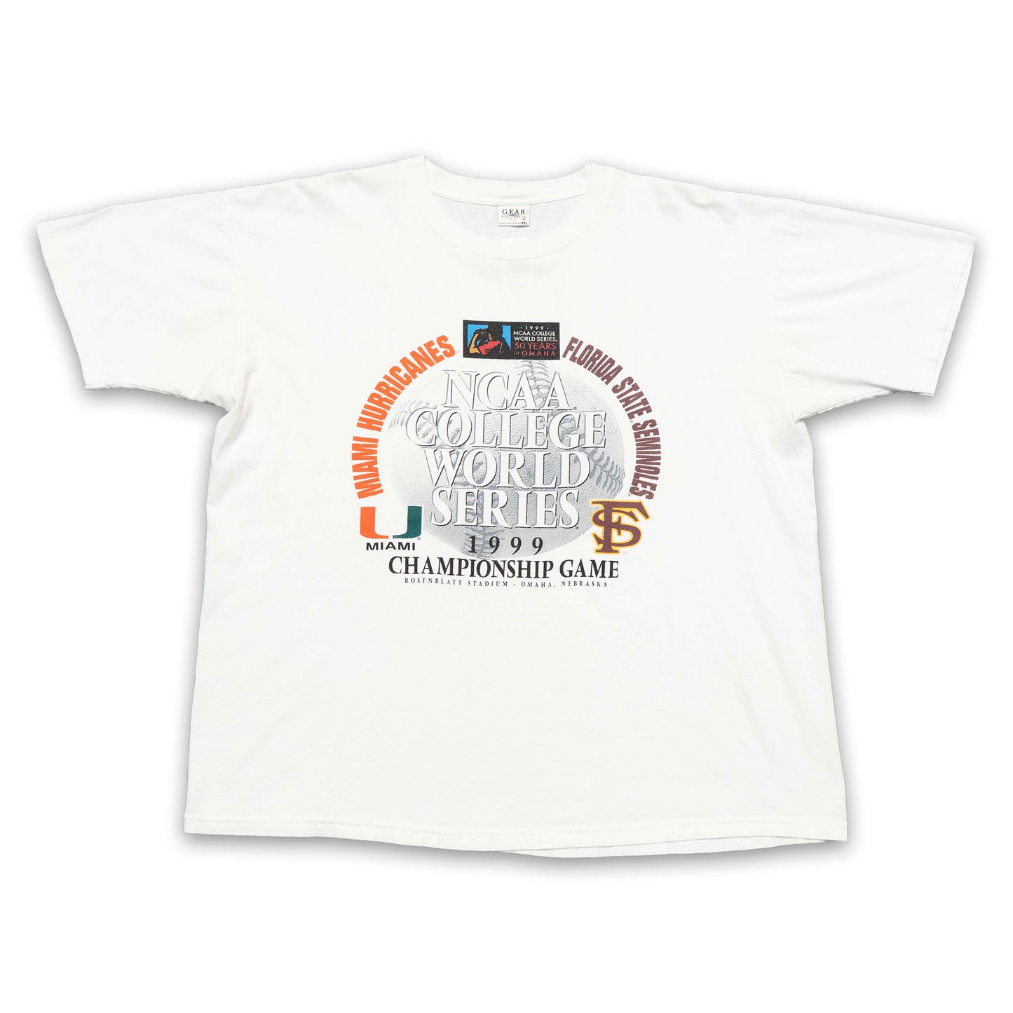 '99 FSU vs. Miami College World Series Shirt