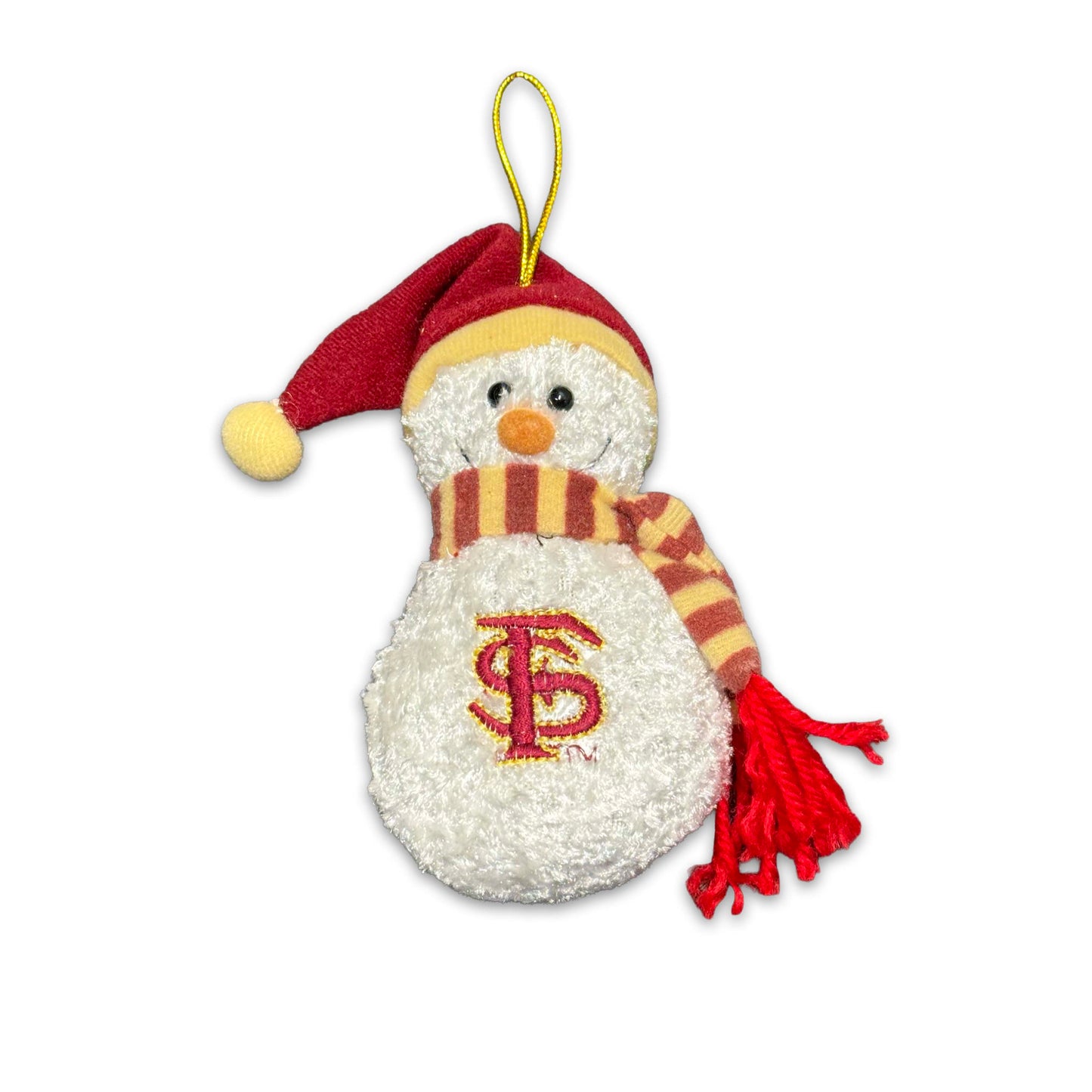 FS Snowman Plush Ornament
